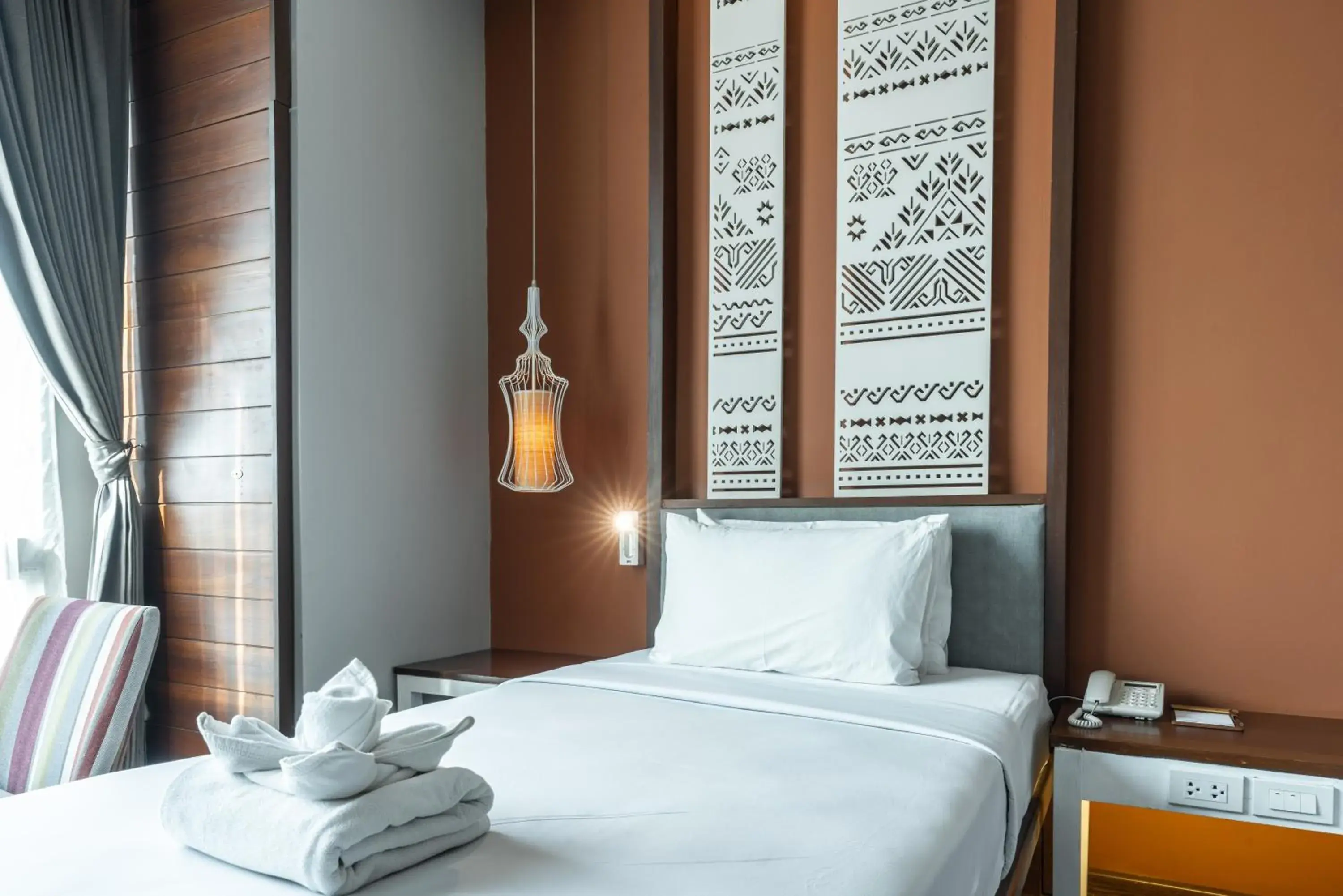 Bed in Grand Hotel Vientiane Bed in Grand Hotel Vientiane