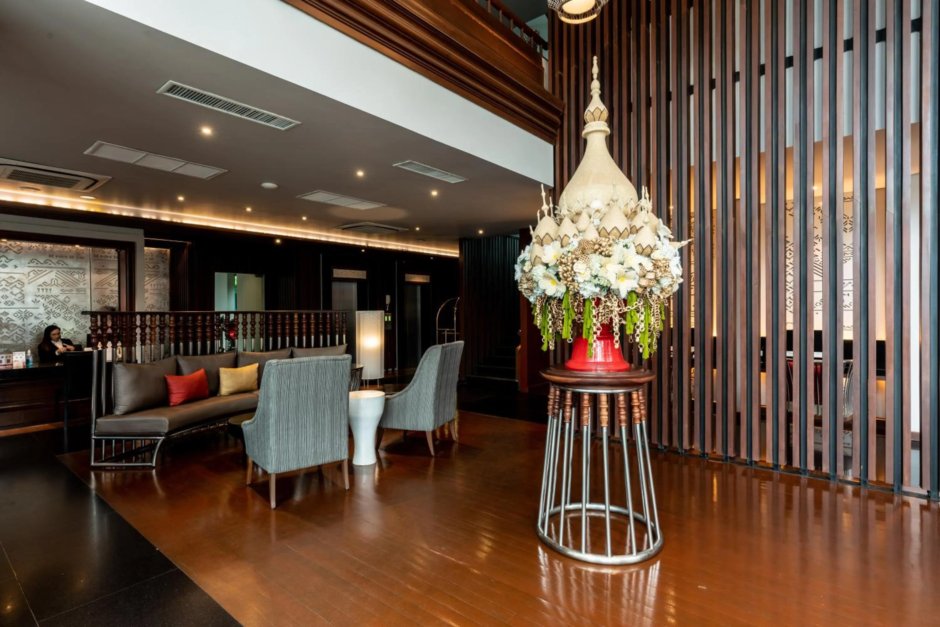 Lobby or reception in Grand Hotel Vientiane