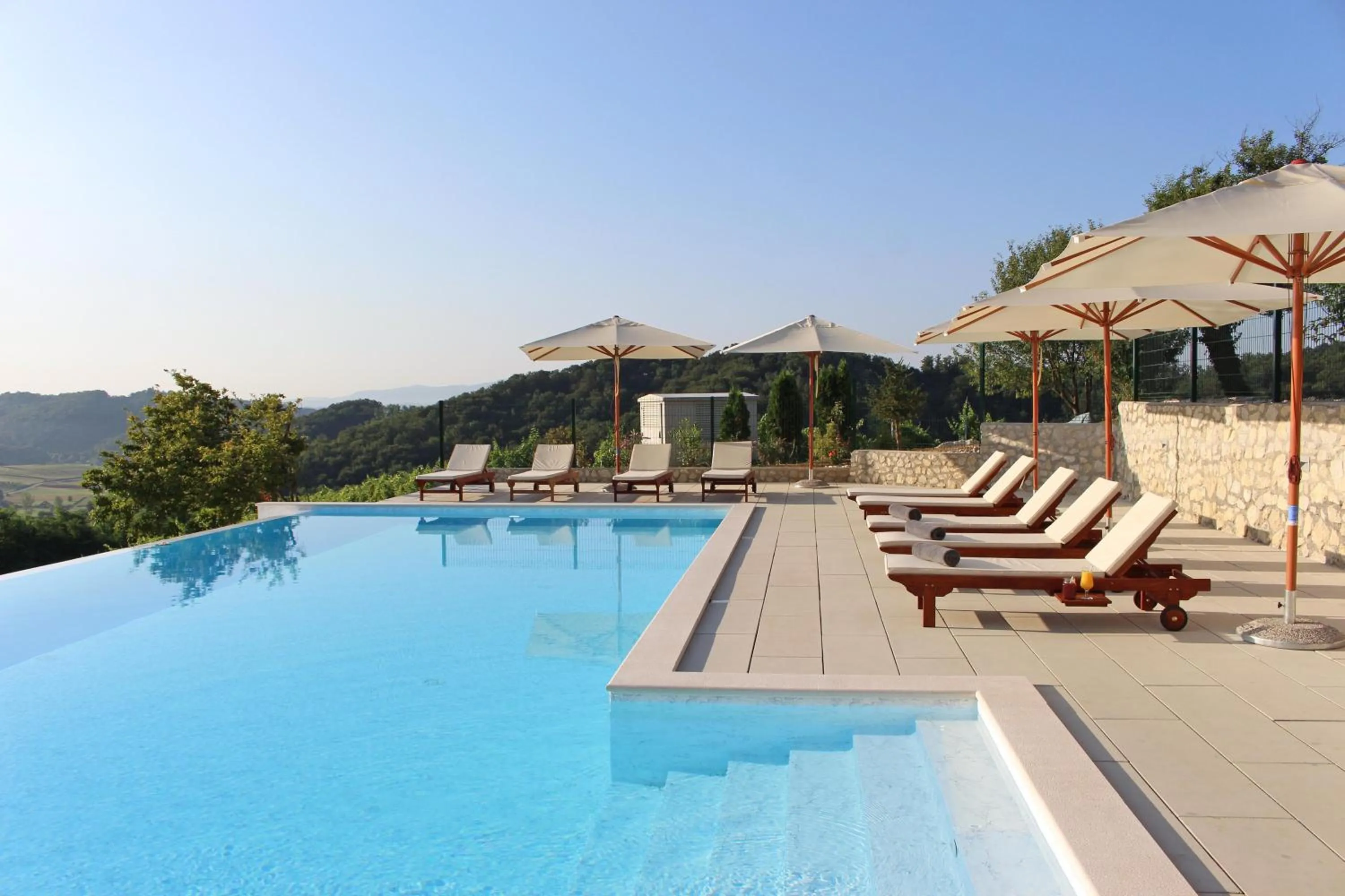 Swimming pool in Winery, Restaurant & Pension Vuglec Breg