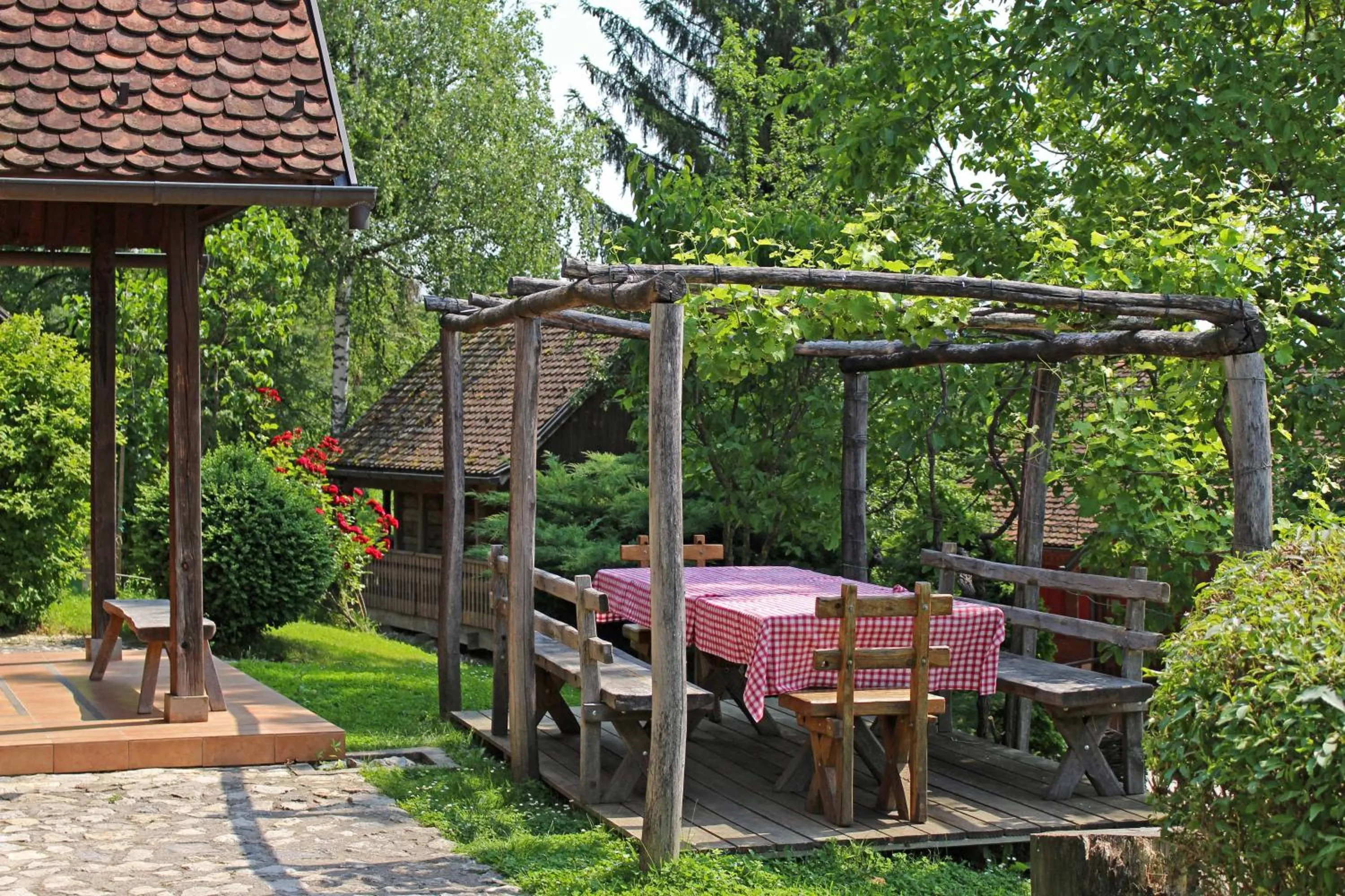 Garden in Winery, Restaurant & Pension Vuglec Breg