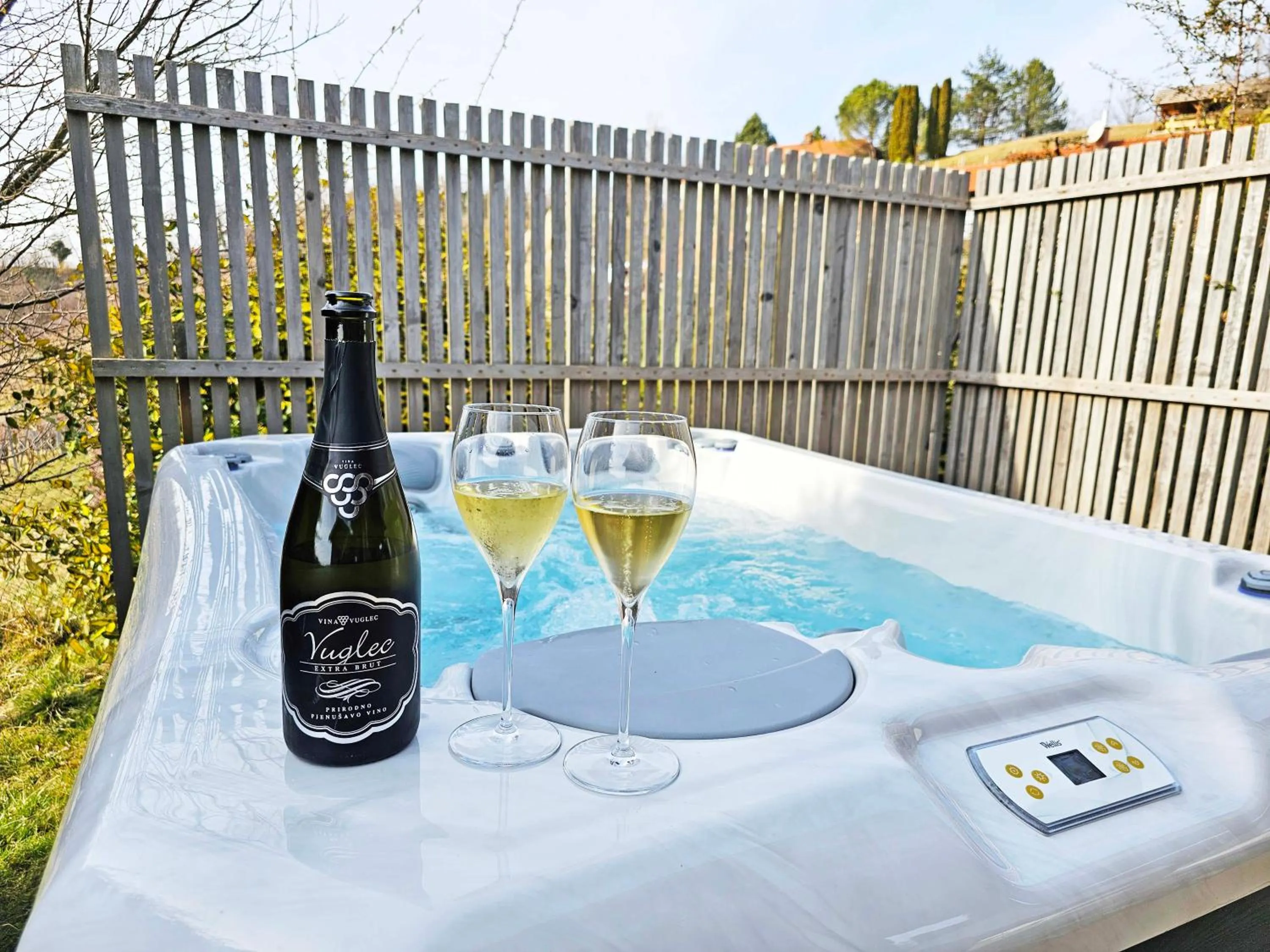 Patio in Winery, Restaurant & Pension Vuglec Breg