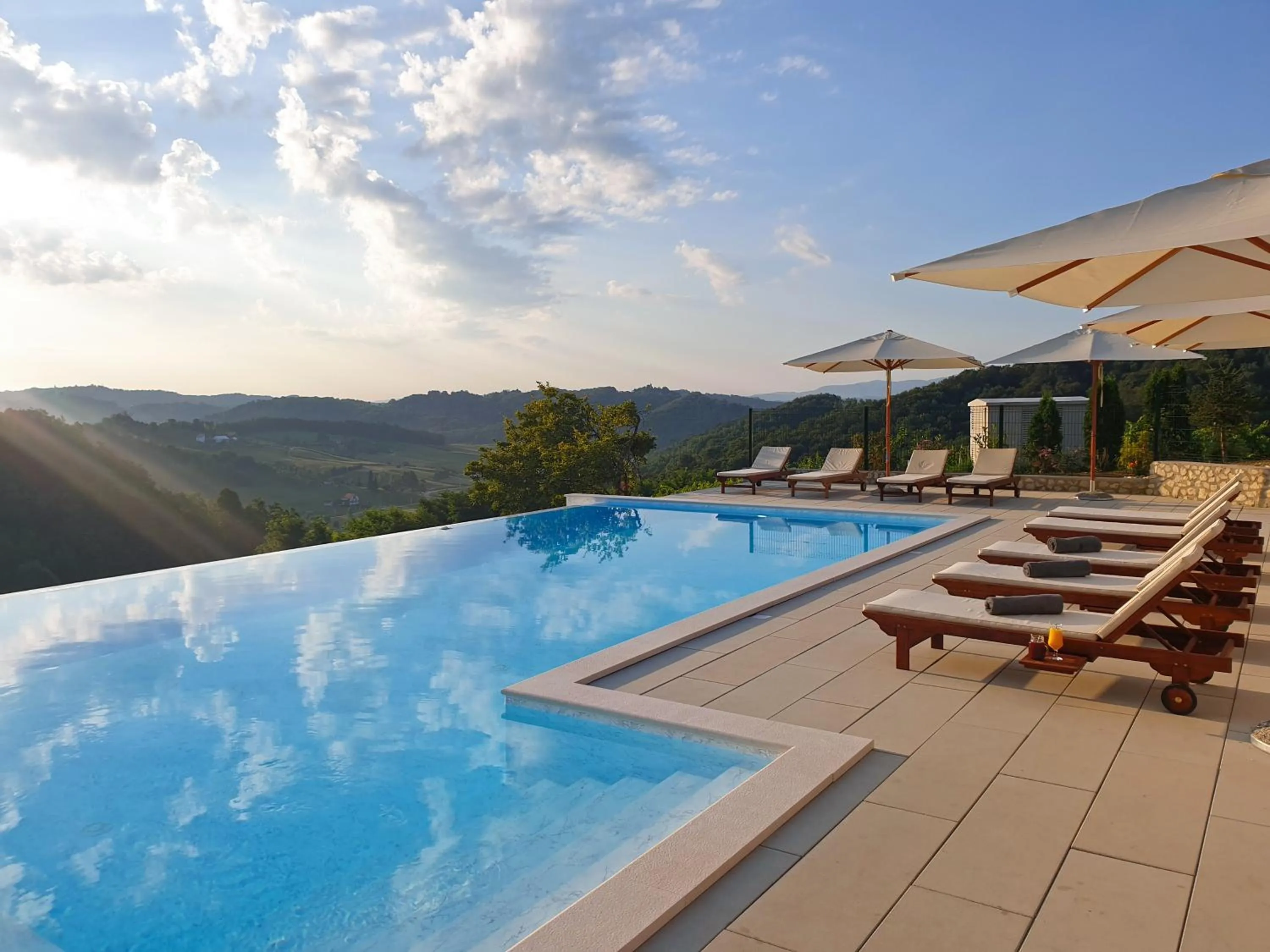 Swimming pool in Winery, Restaurant & Pension Vuglec Breg