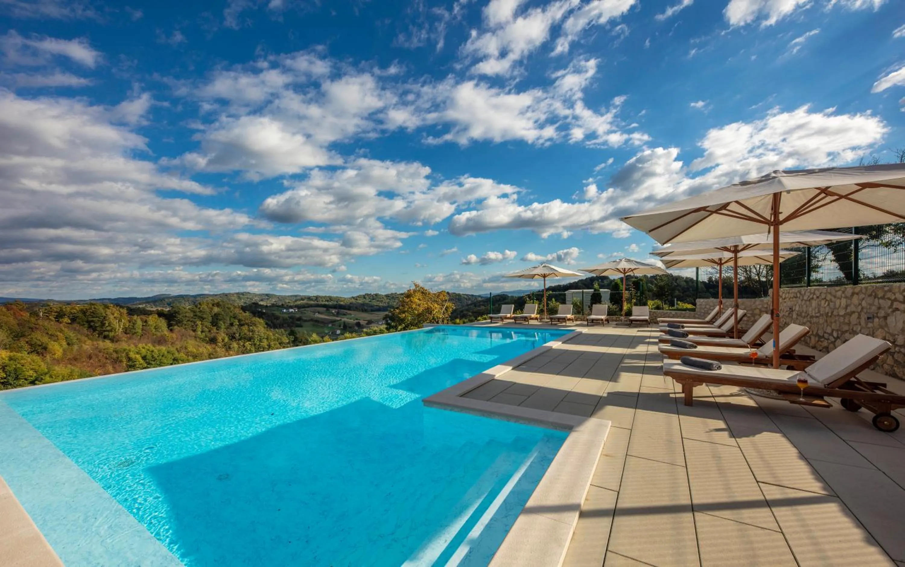 Swimming pool in Winery, Restaurant & Pension Vuglec Breg