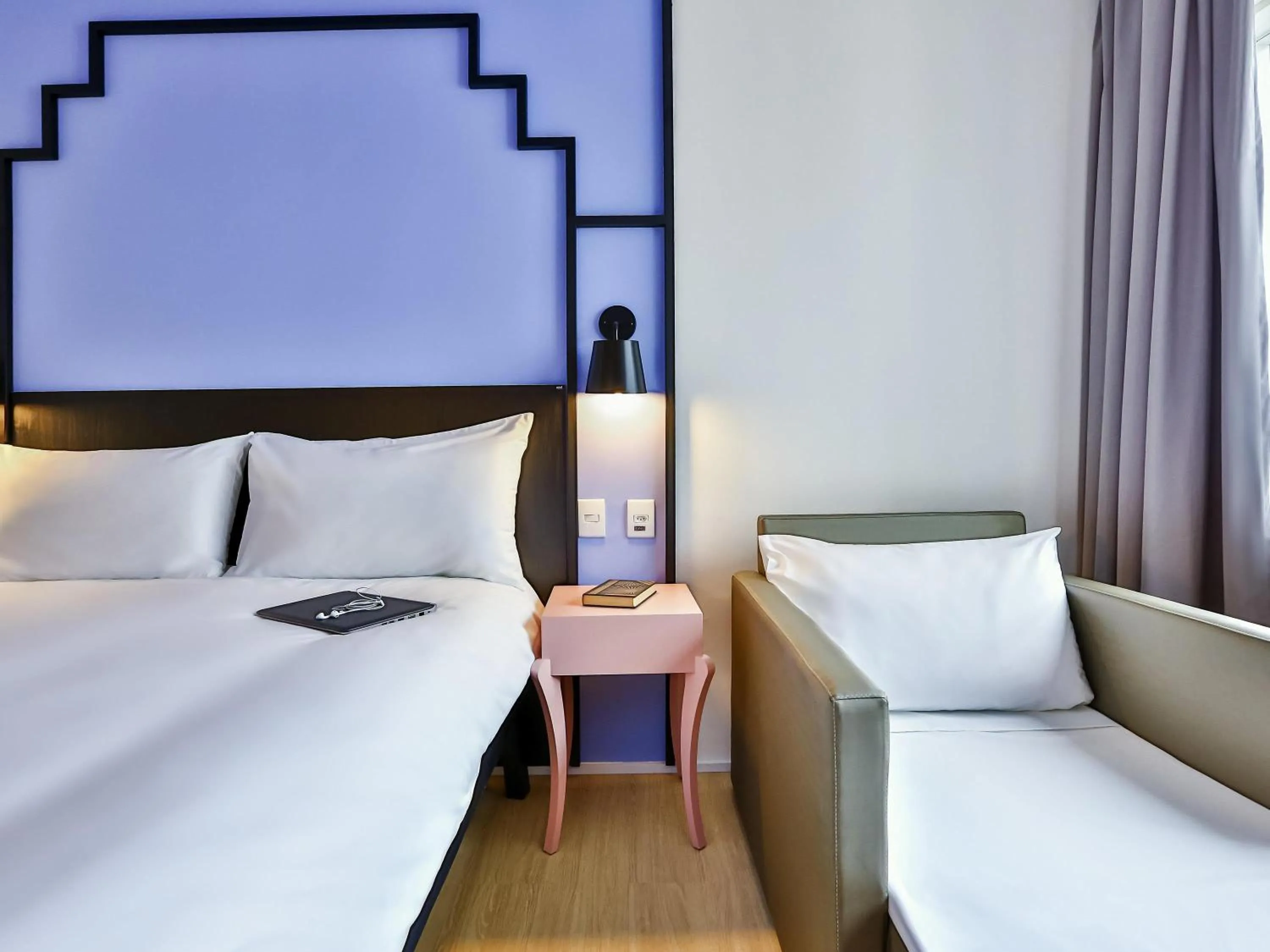 Bedroom, Bed in ibis Styles Goiania Marista