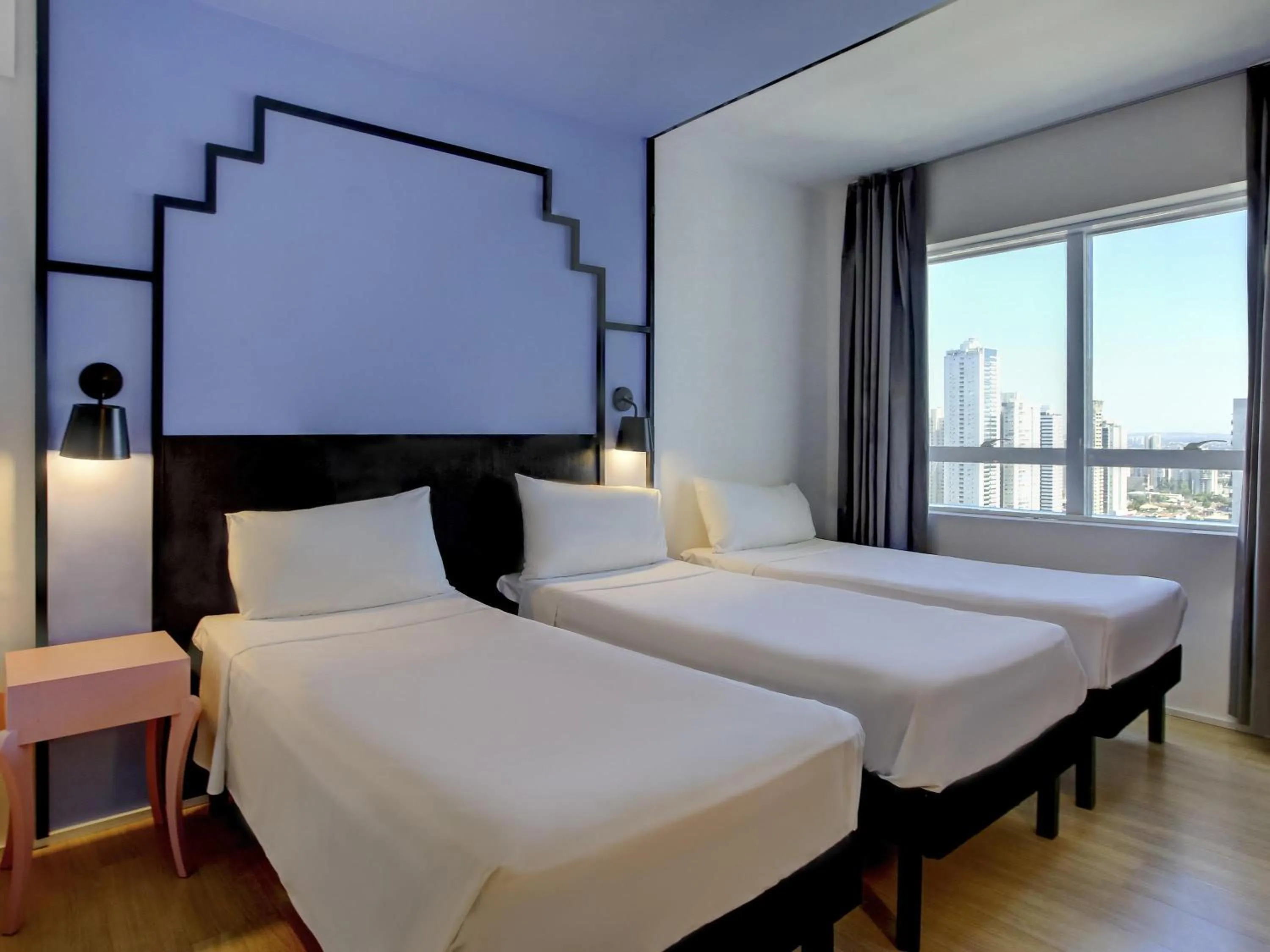 Bedroom, Bed in ibis Styles Goiania Marista