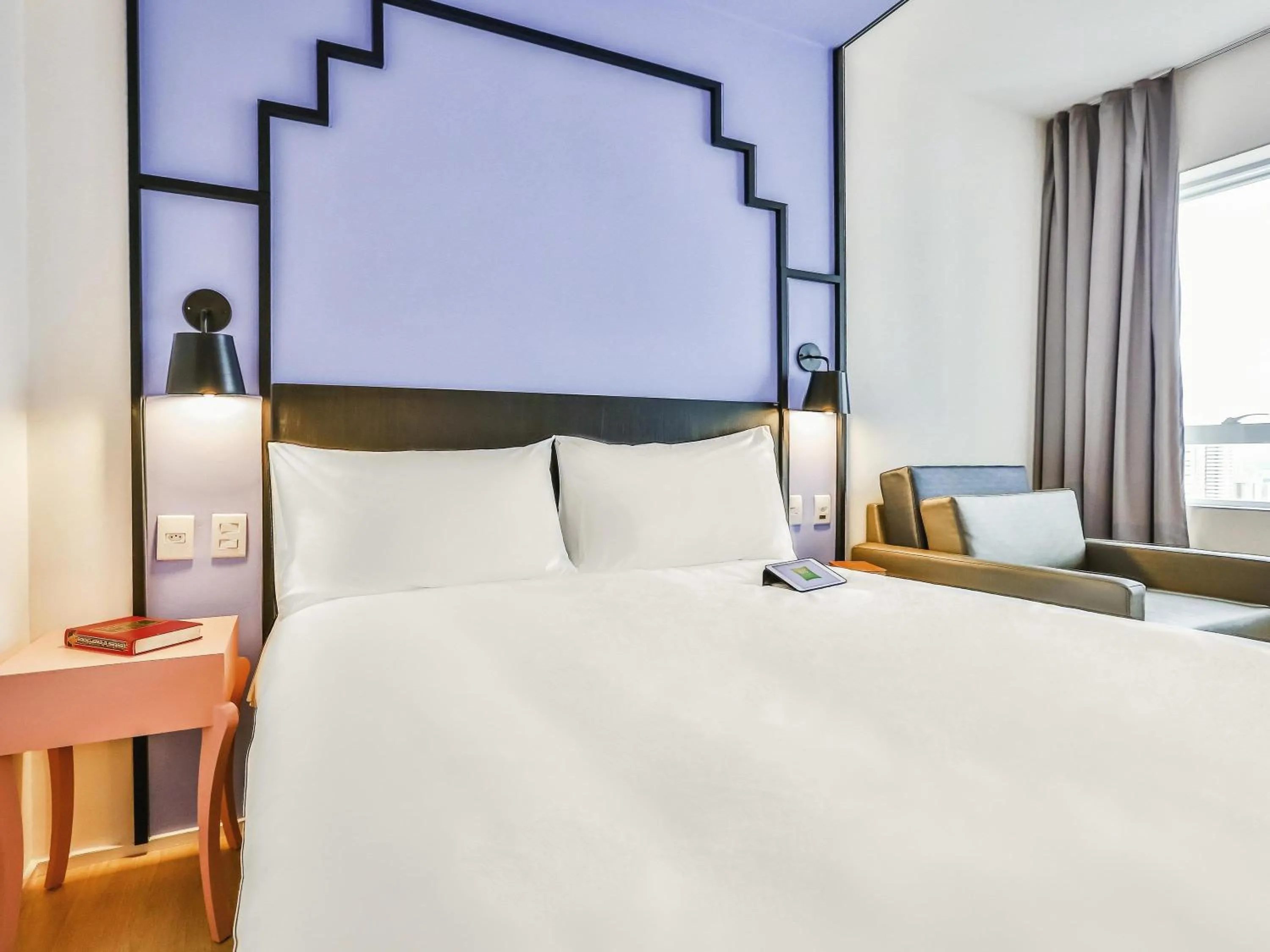 Bedroom, Bed in ibis Styles Goiania Marista