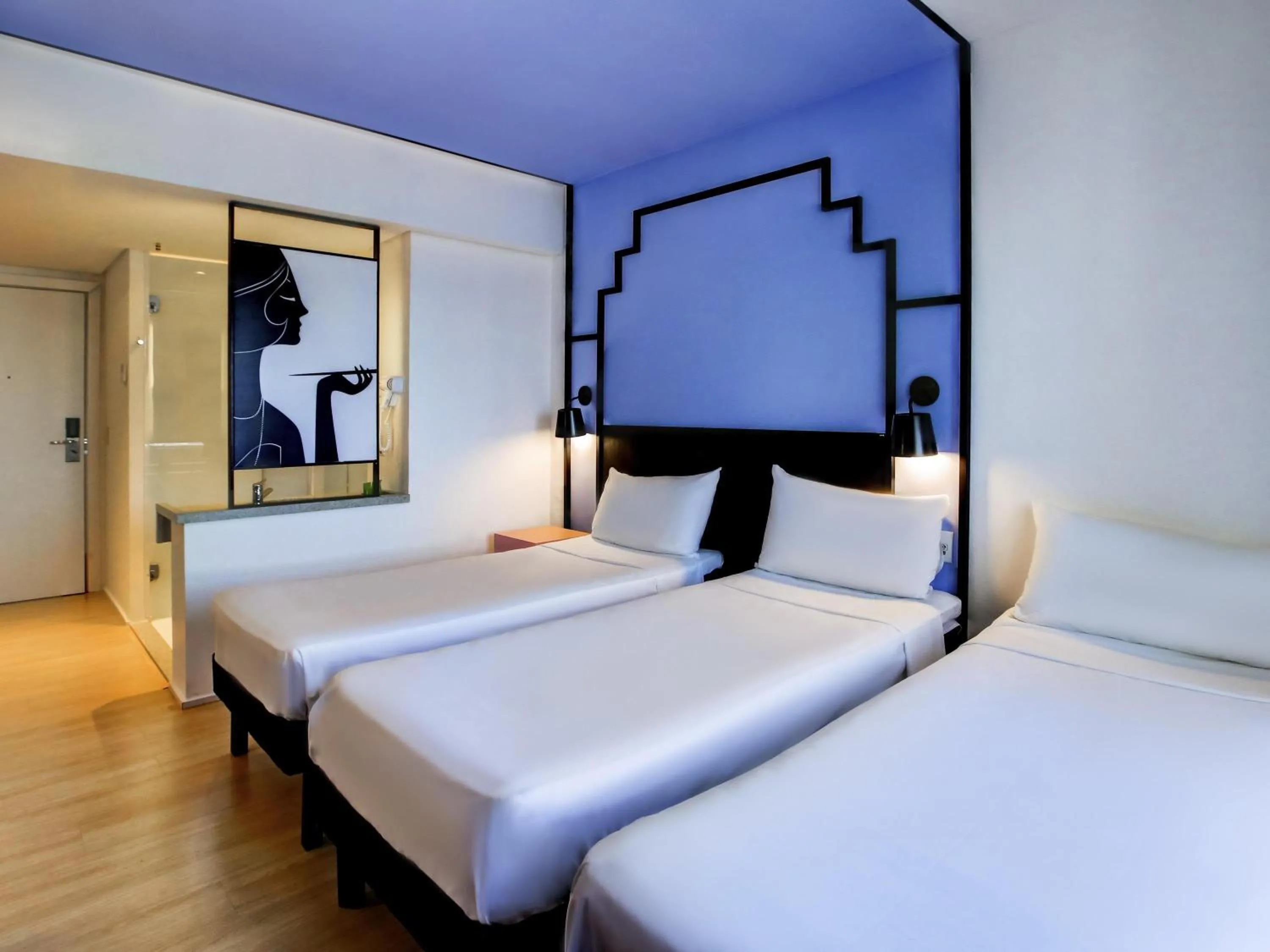 Bedroom, Bed in ibis Styles Goiania Marista