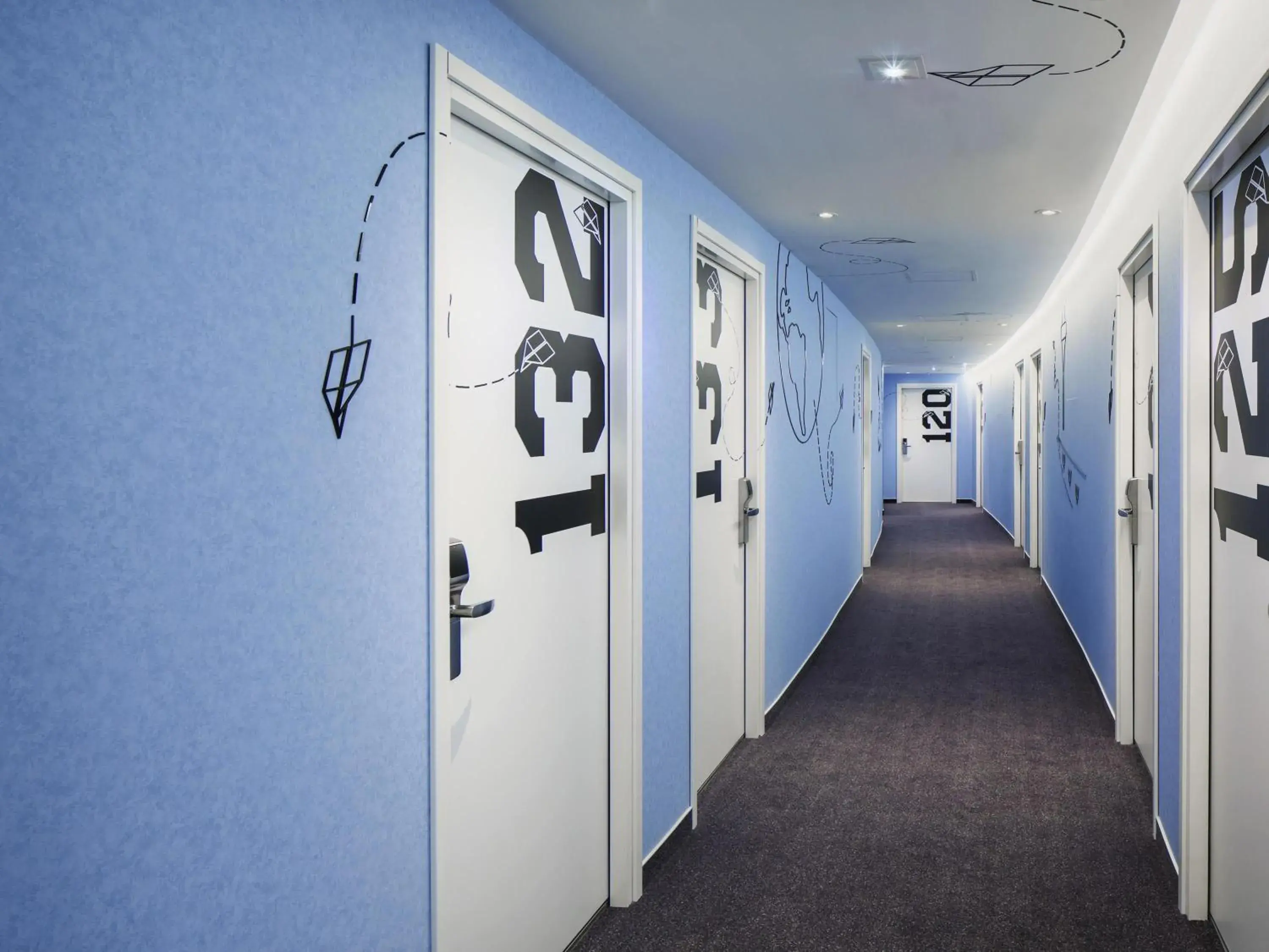 Bedroom in ibis Styles Budapest Airport Bedroom in ibis Styles Budapest Airport