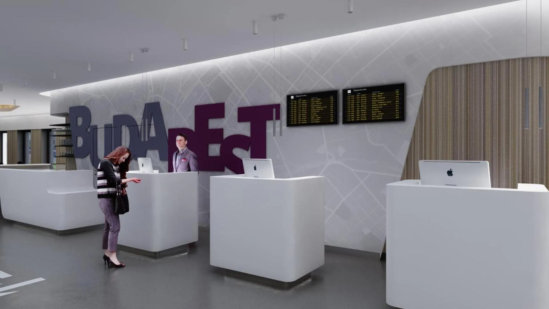 Lobby or reception in ibis Styles Budapest Airport