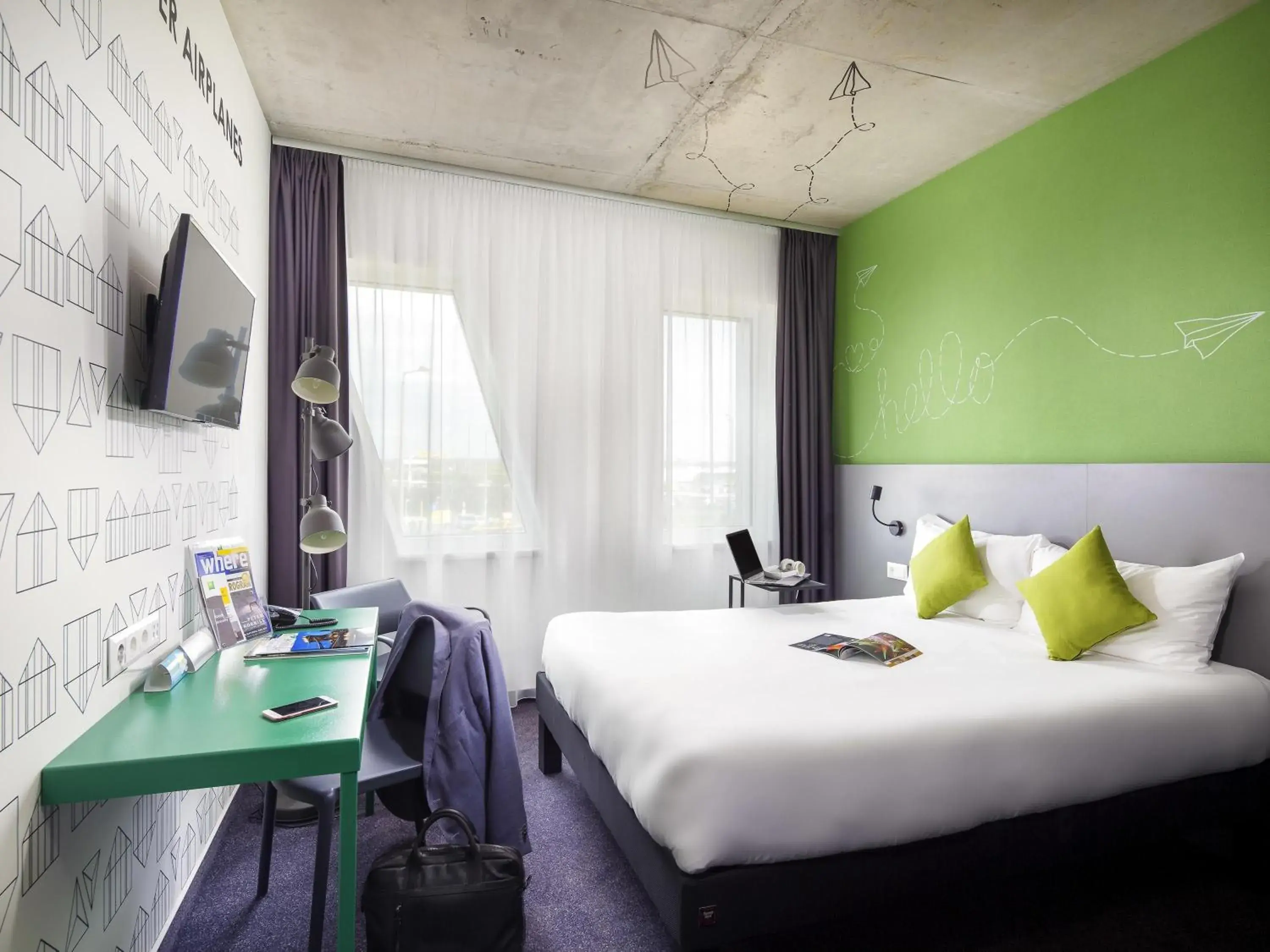 Standard Double Room in ibis Styles Budapest Airport Standard Double Room in ibis Styles Budapest Airport