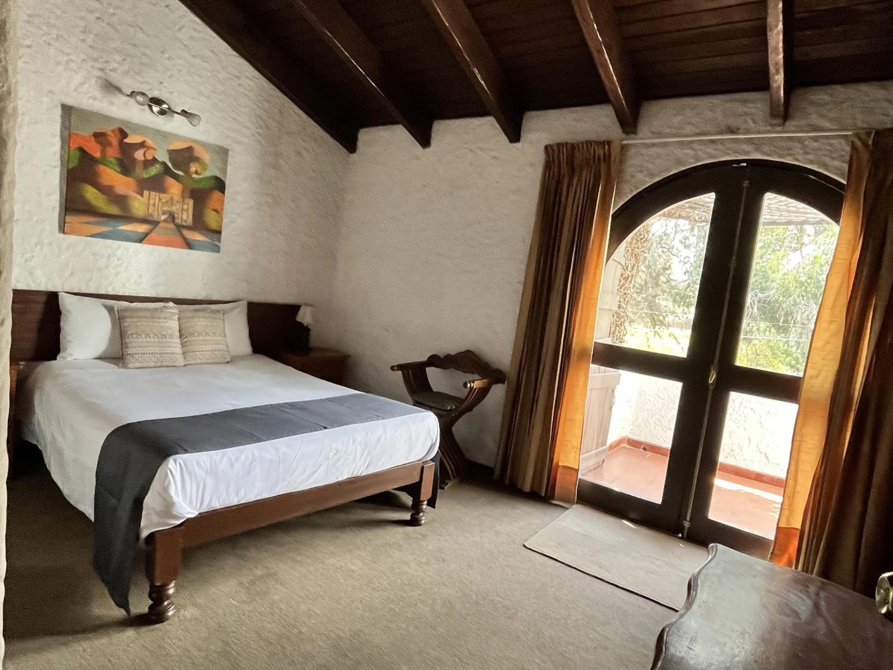 Bed in Hotel La Casa de Tin tin