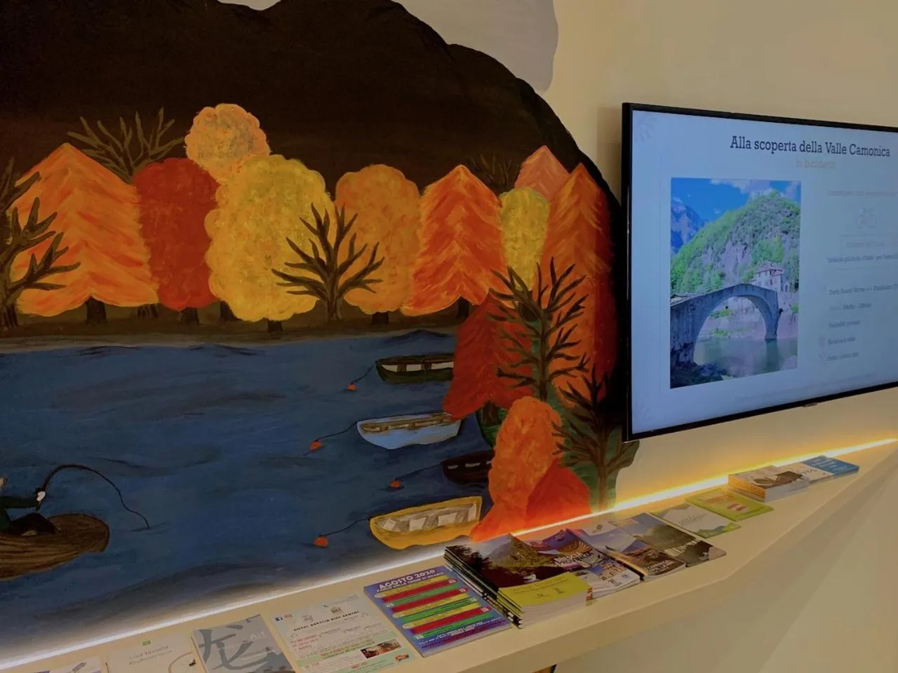 Lobby or reception in Hotel Brescia