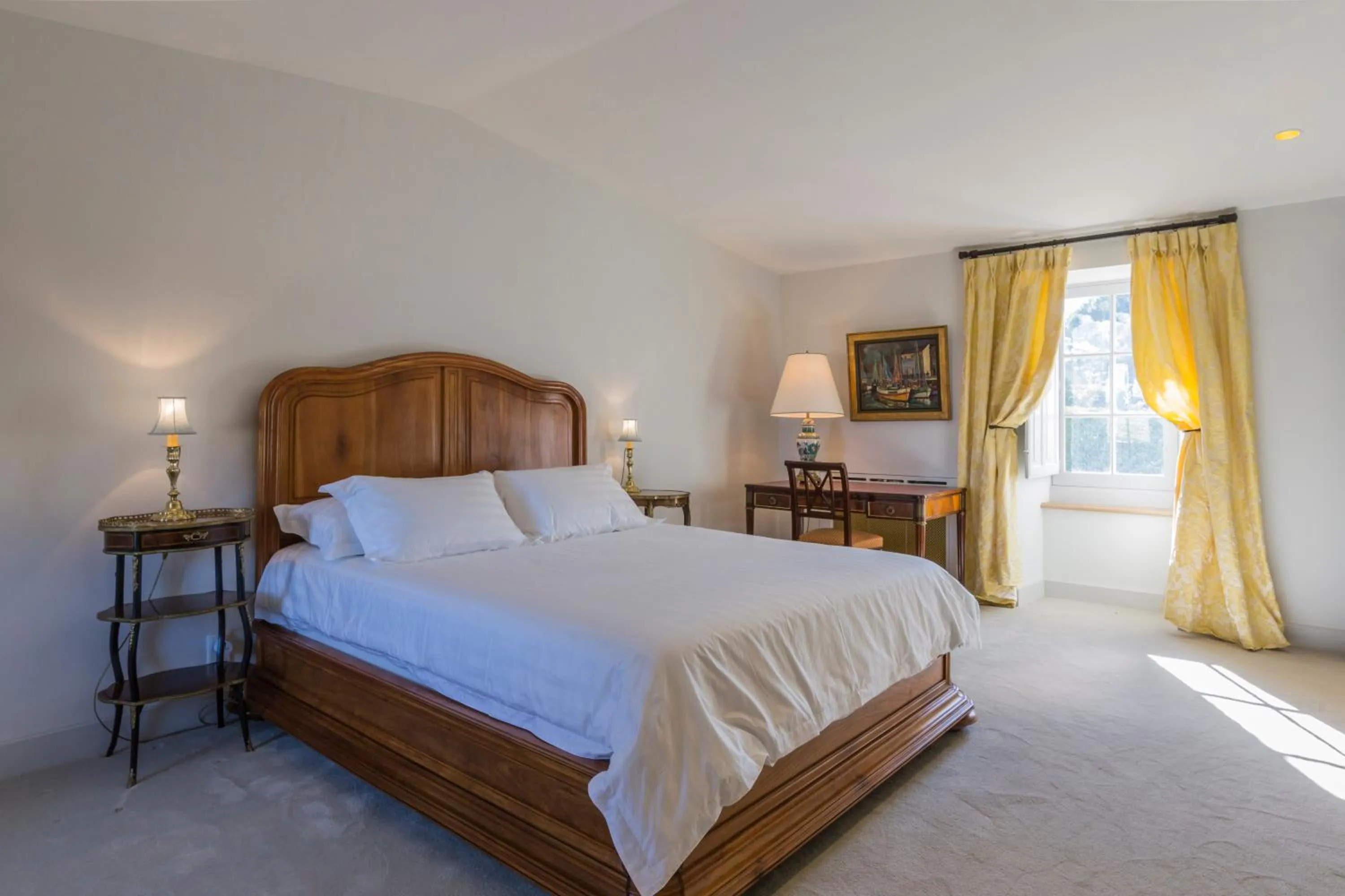 Bed in Chambres d'hôtes de Château Renon