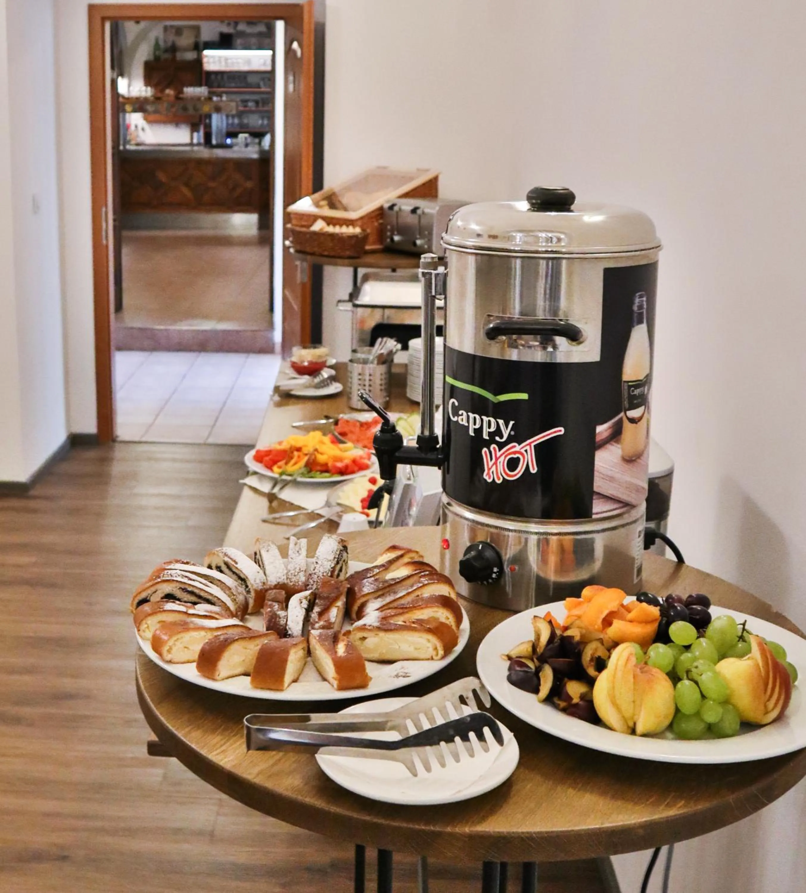 Continental breakfast in Hotel Zámek Svijany