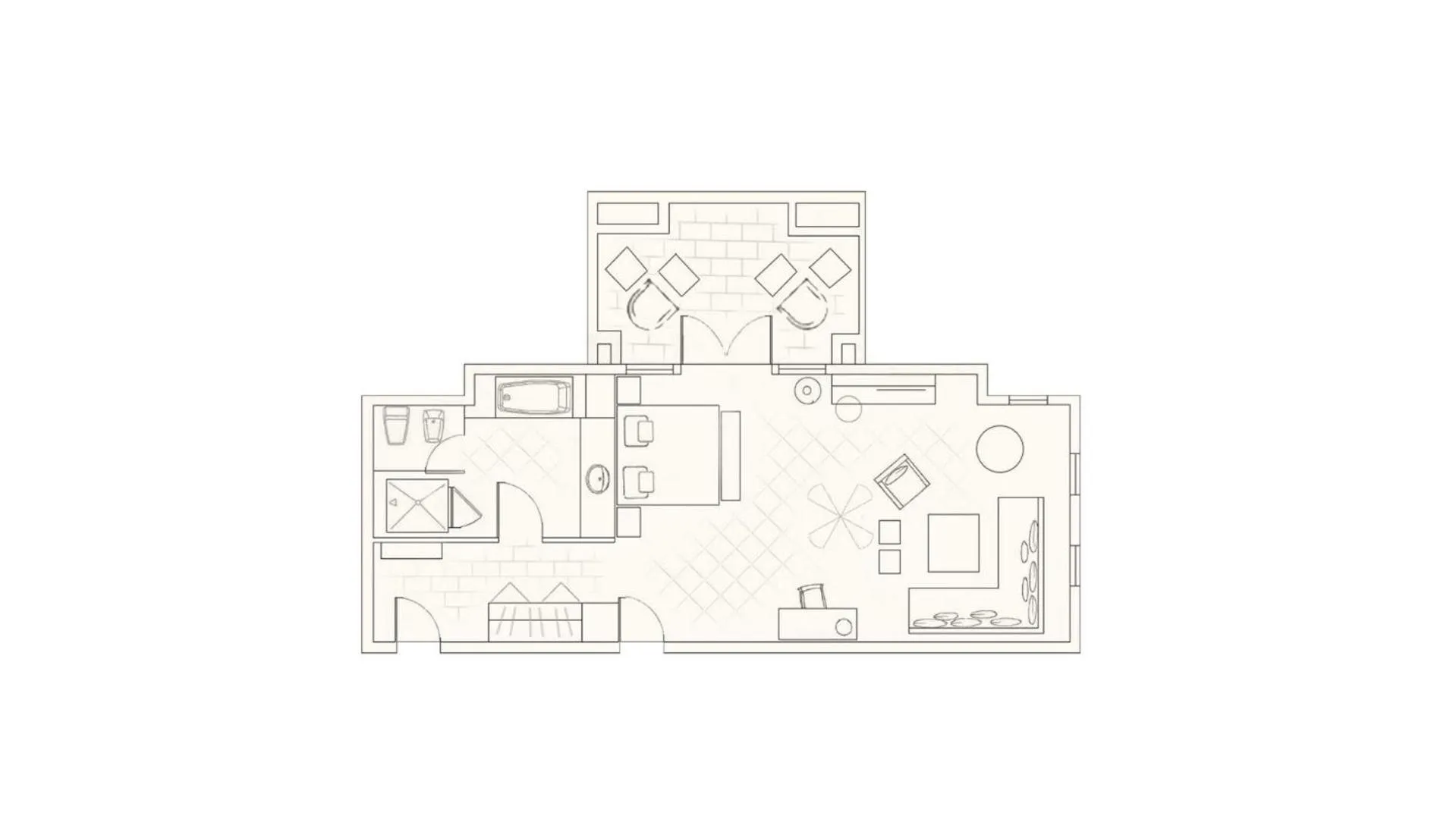 Photo of the whole room in Anassa