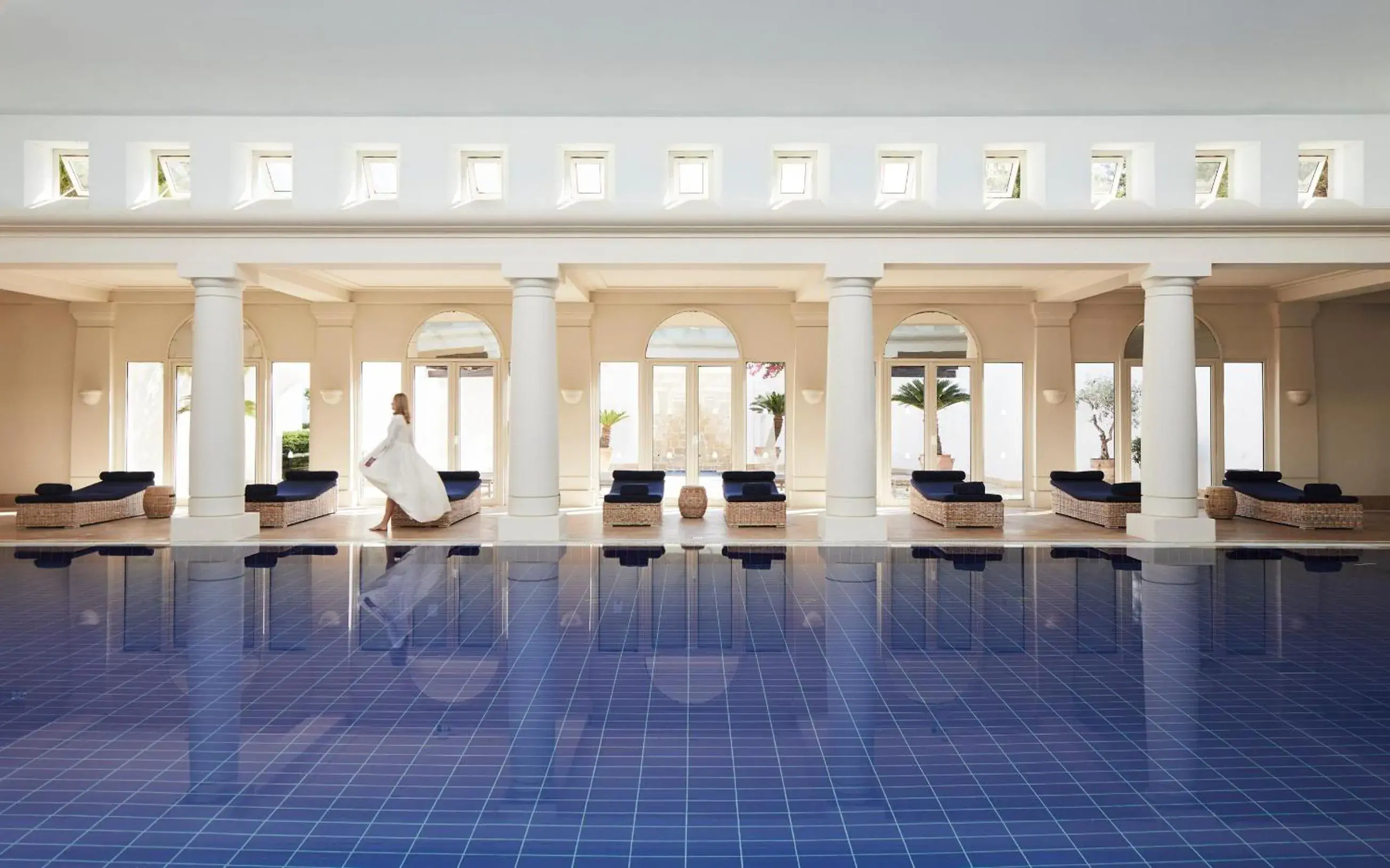 Swimming pool in Anassa Swimming pool in Anassa