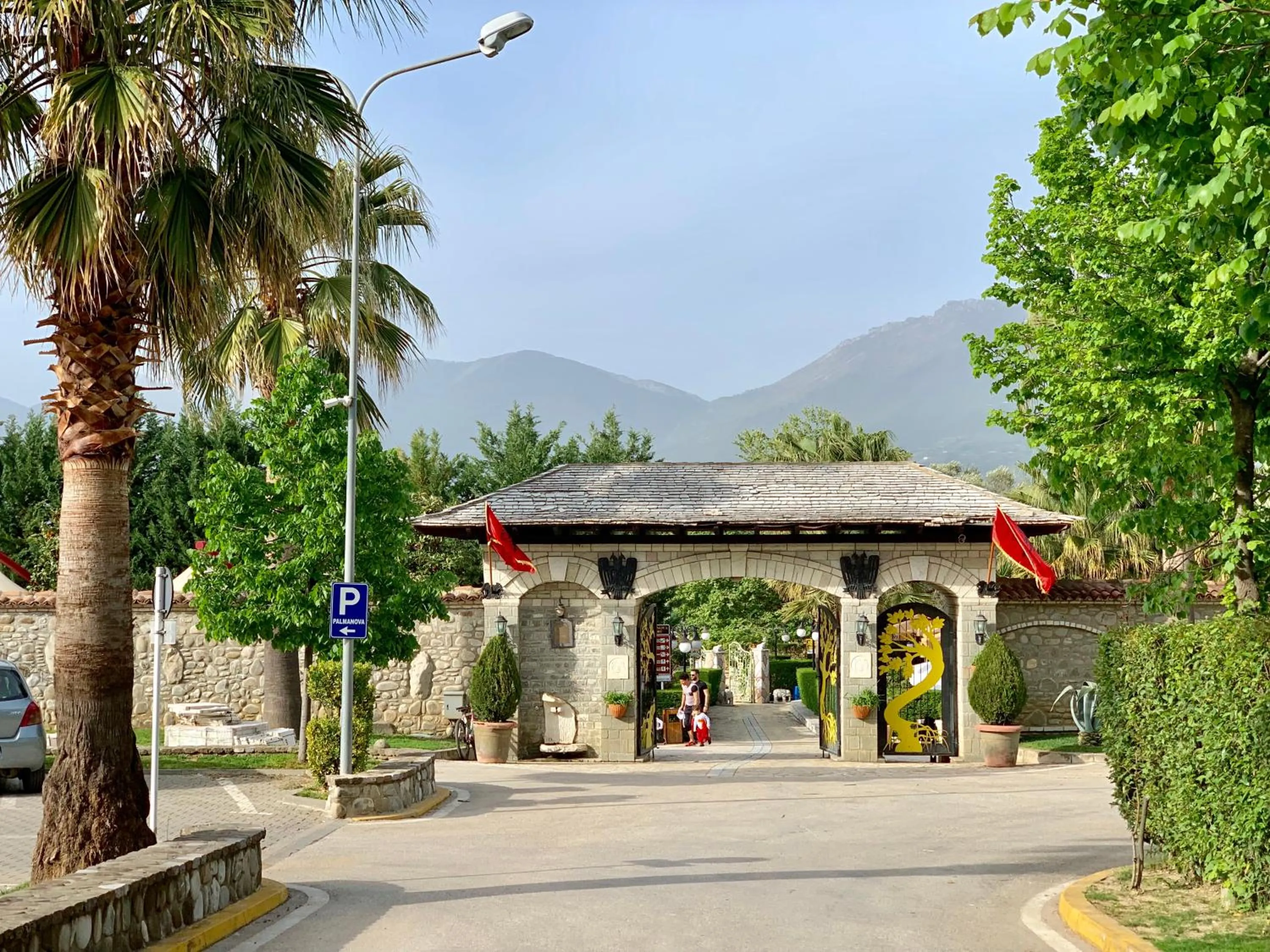 Facade/entrance in PalmaNova Resort