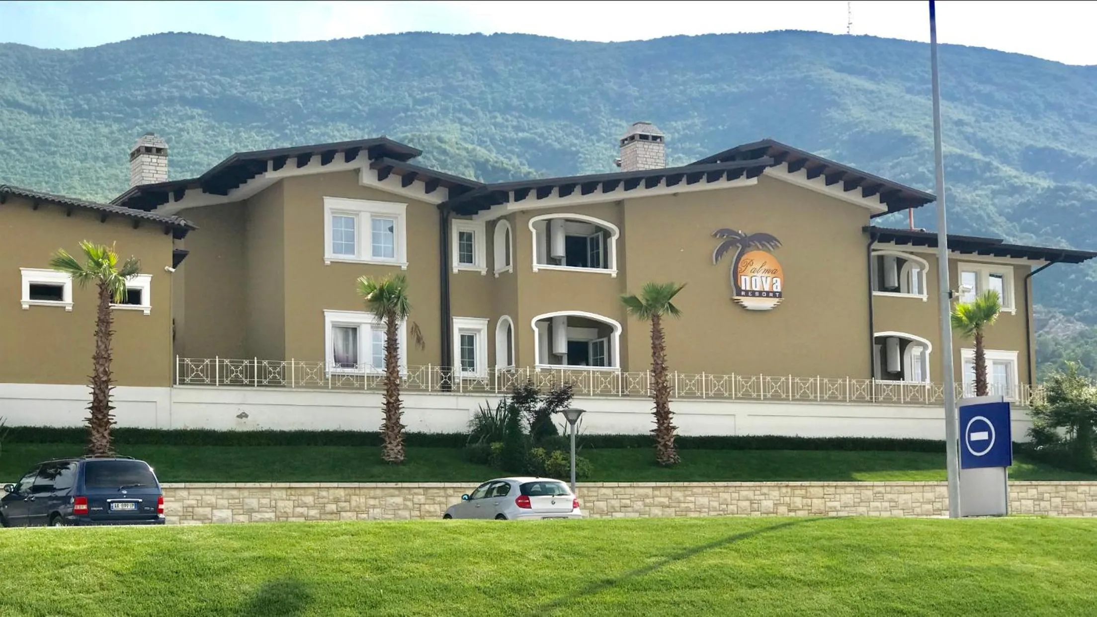 Facade/entrance in PalmaNova Resort