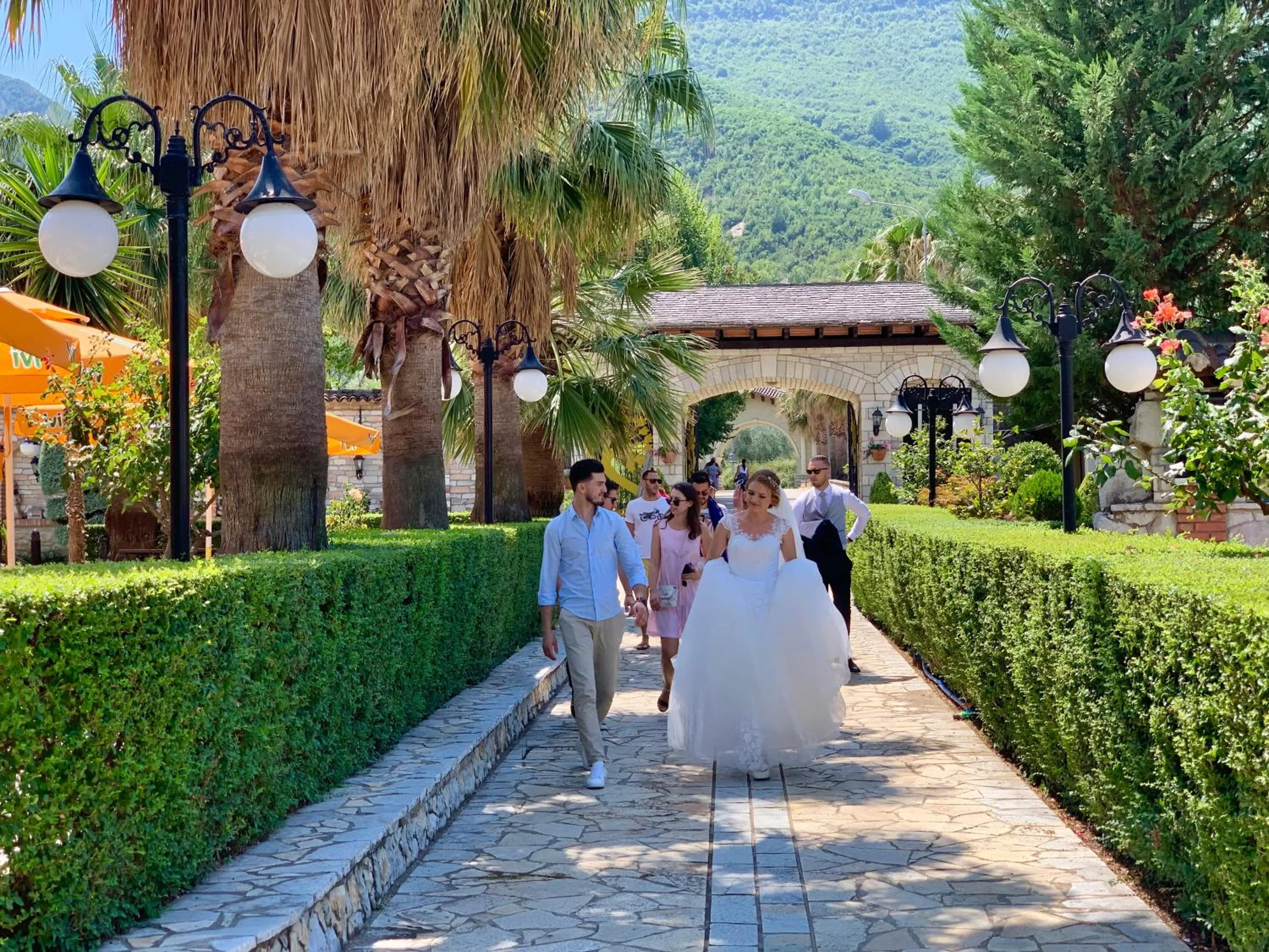 People in PalmaNova Resort