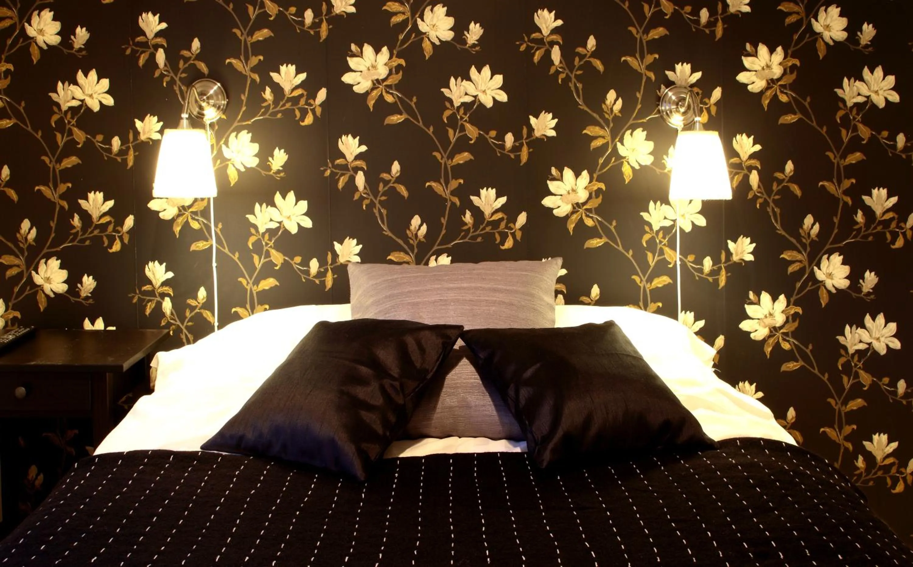 Bed in Borgs Villahotell och B&B