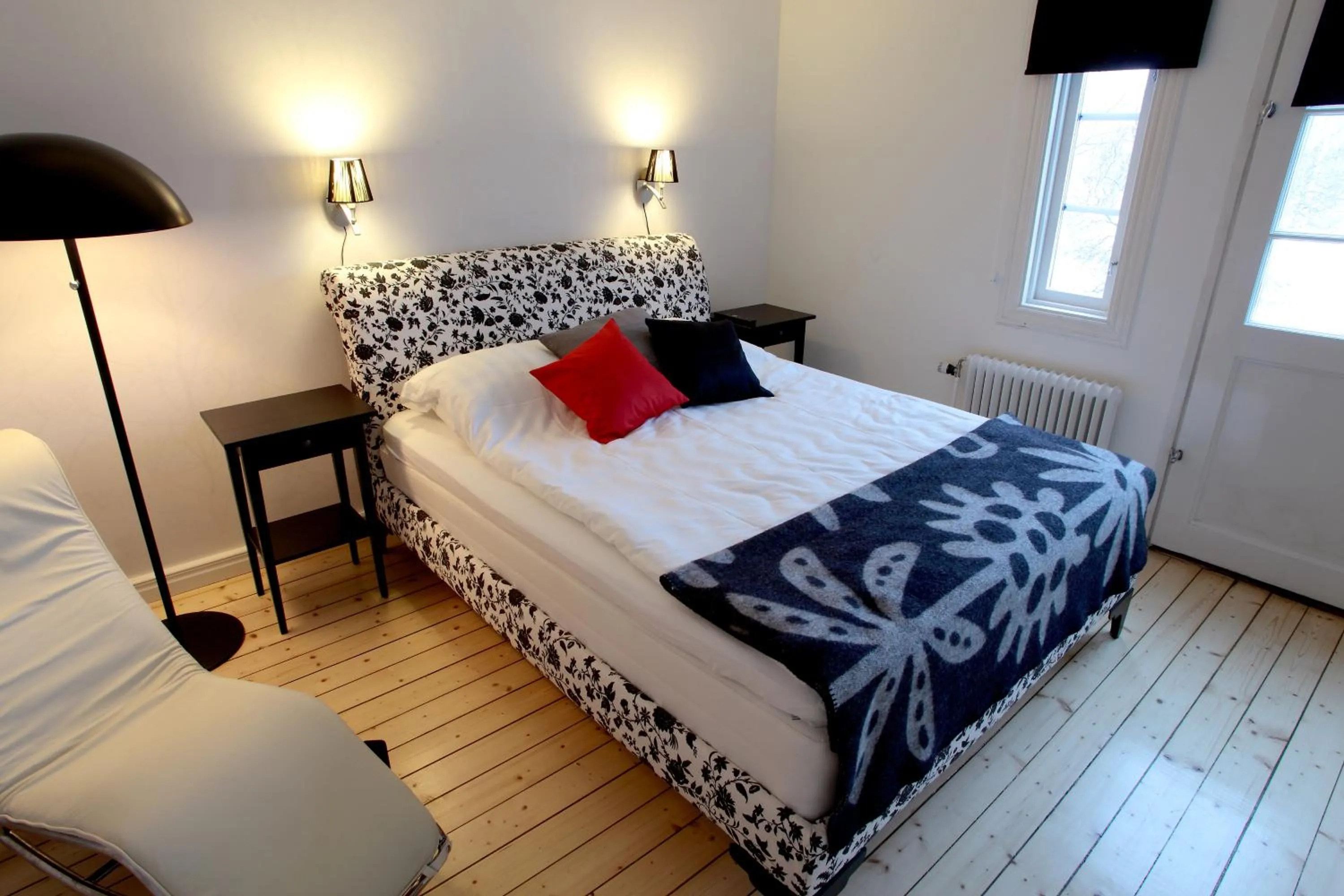 Bed in Borgs Villahotell och B&B