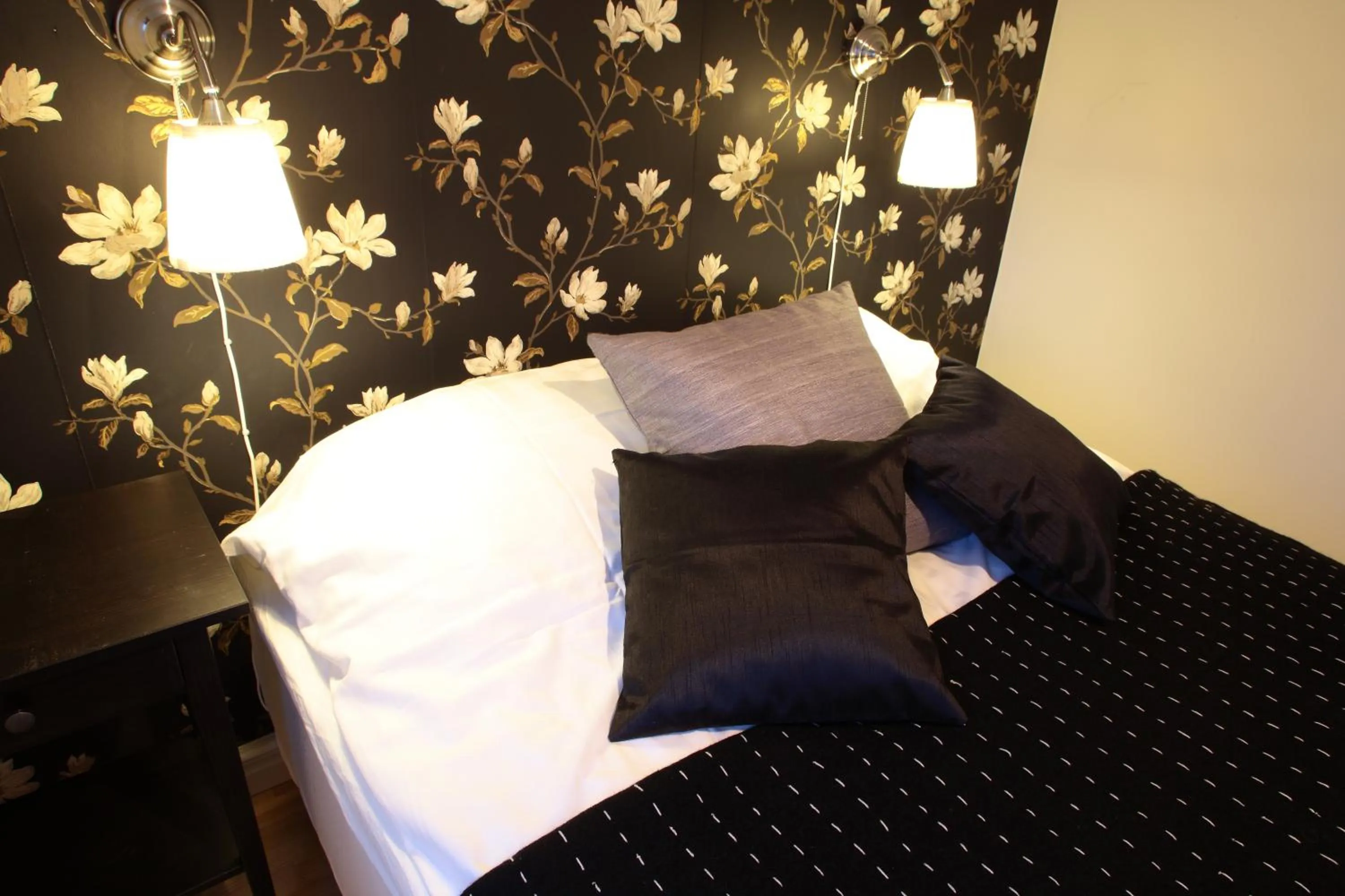 Bed in Borgs Villahotell och B&B