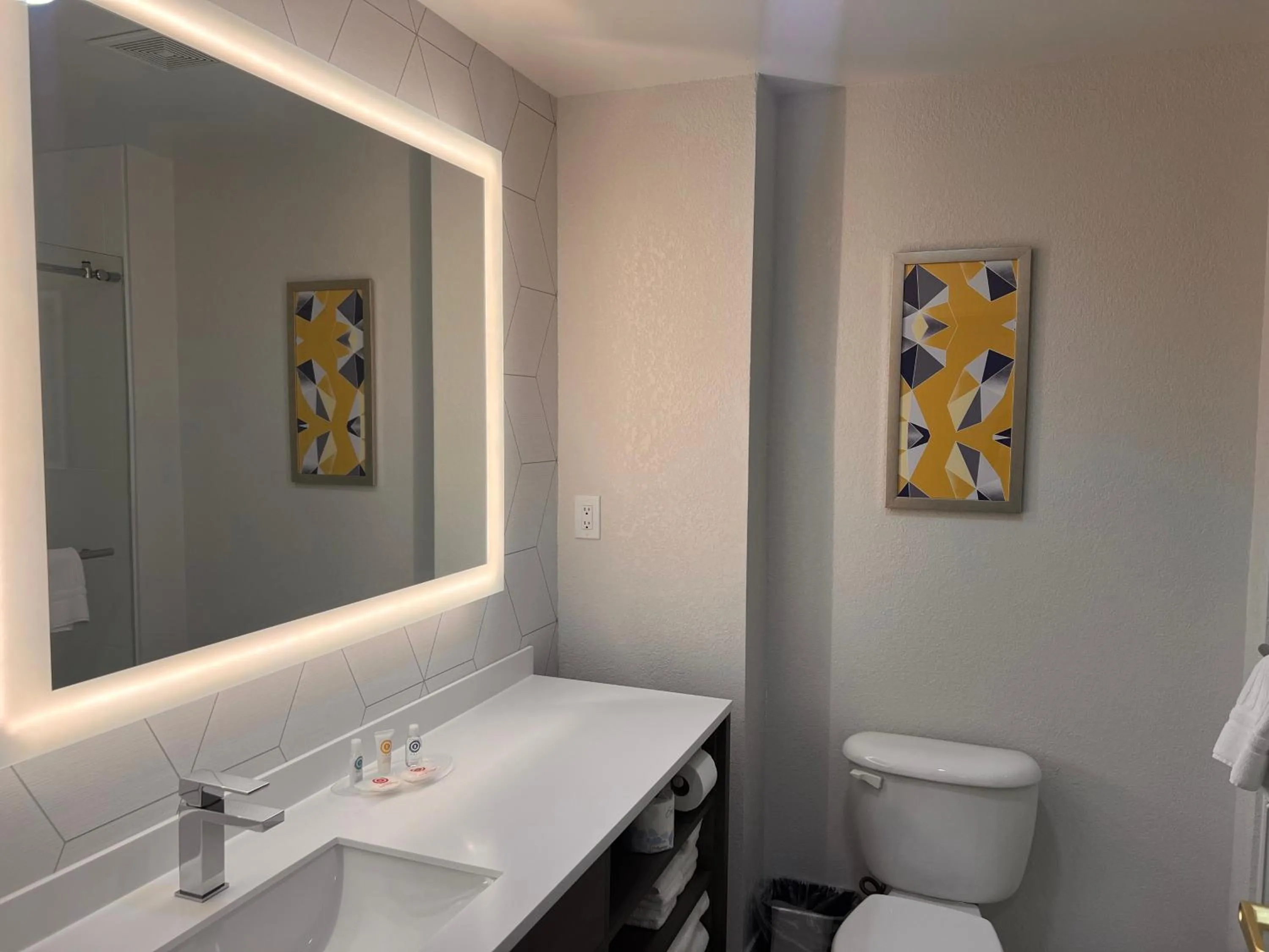 Bathroom in Comfort Suites Louisville Airport