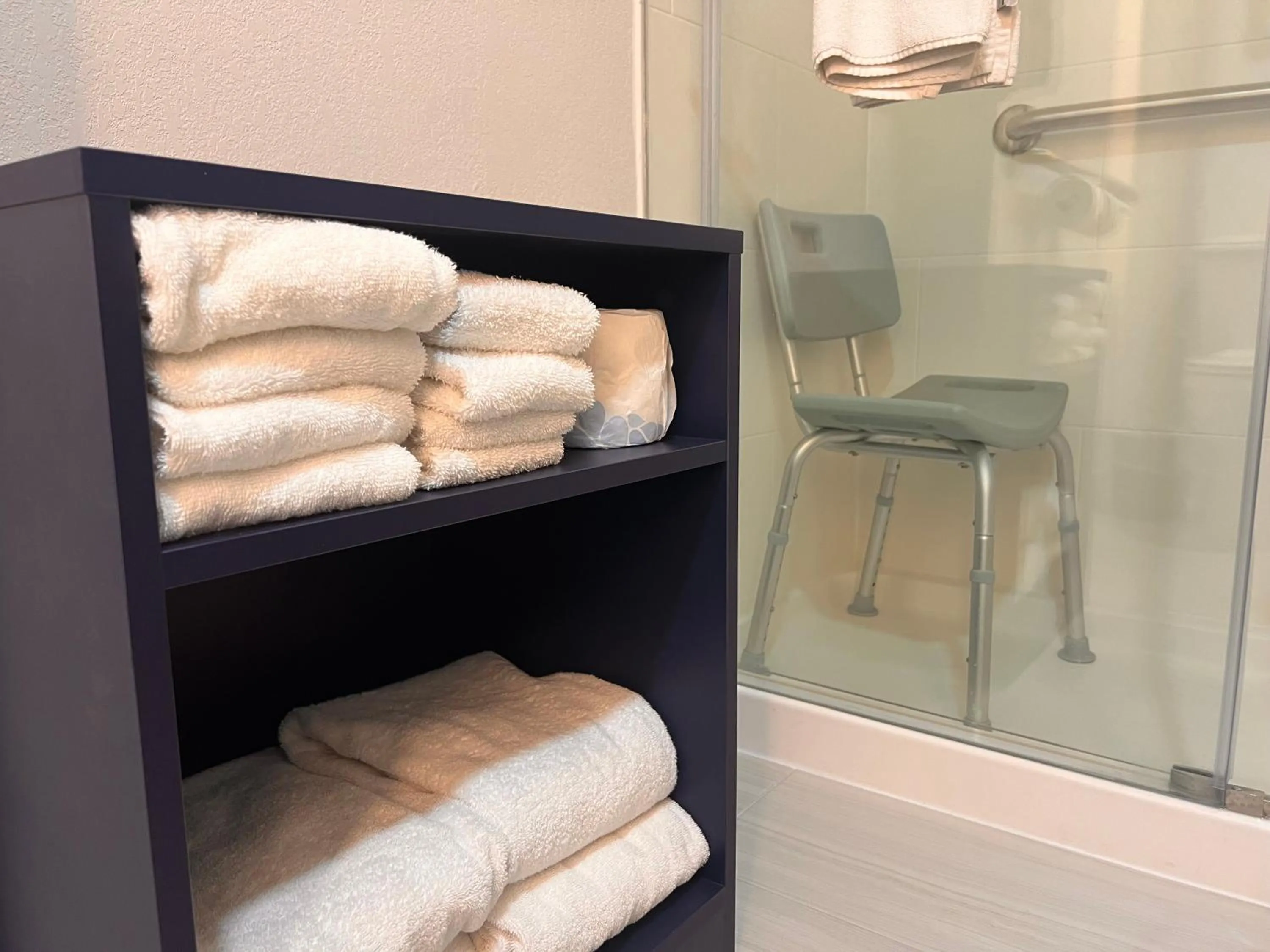 Bathroom in Comfort Suites Louisville Airport