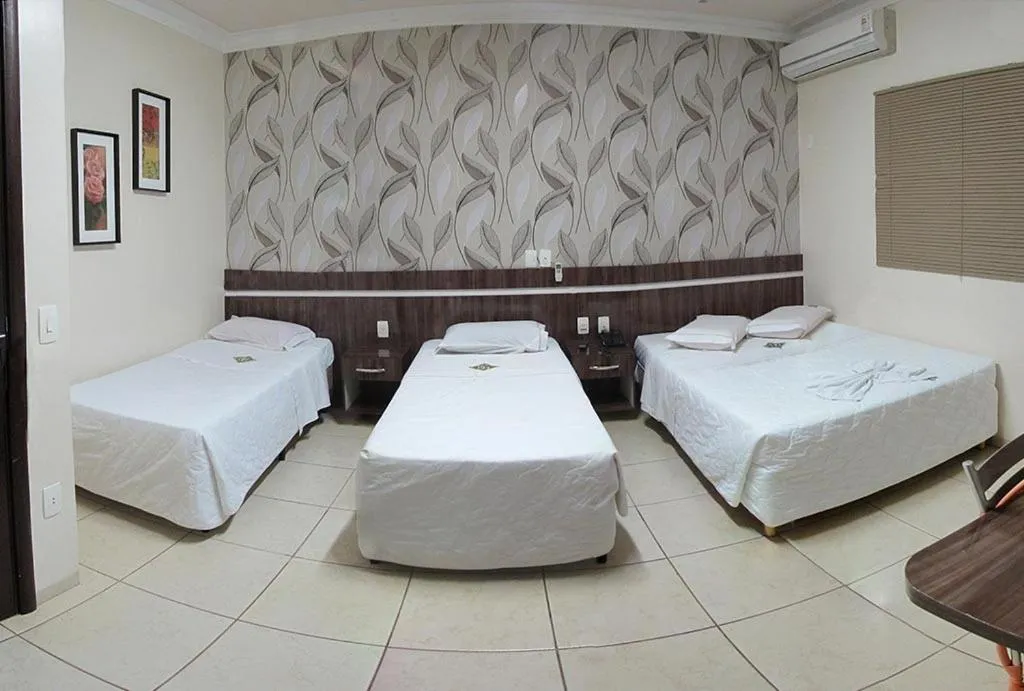 Bed in Dourados Center Hotel