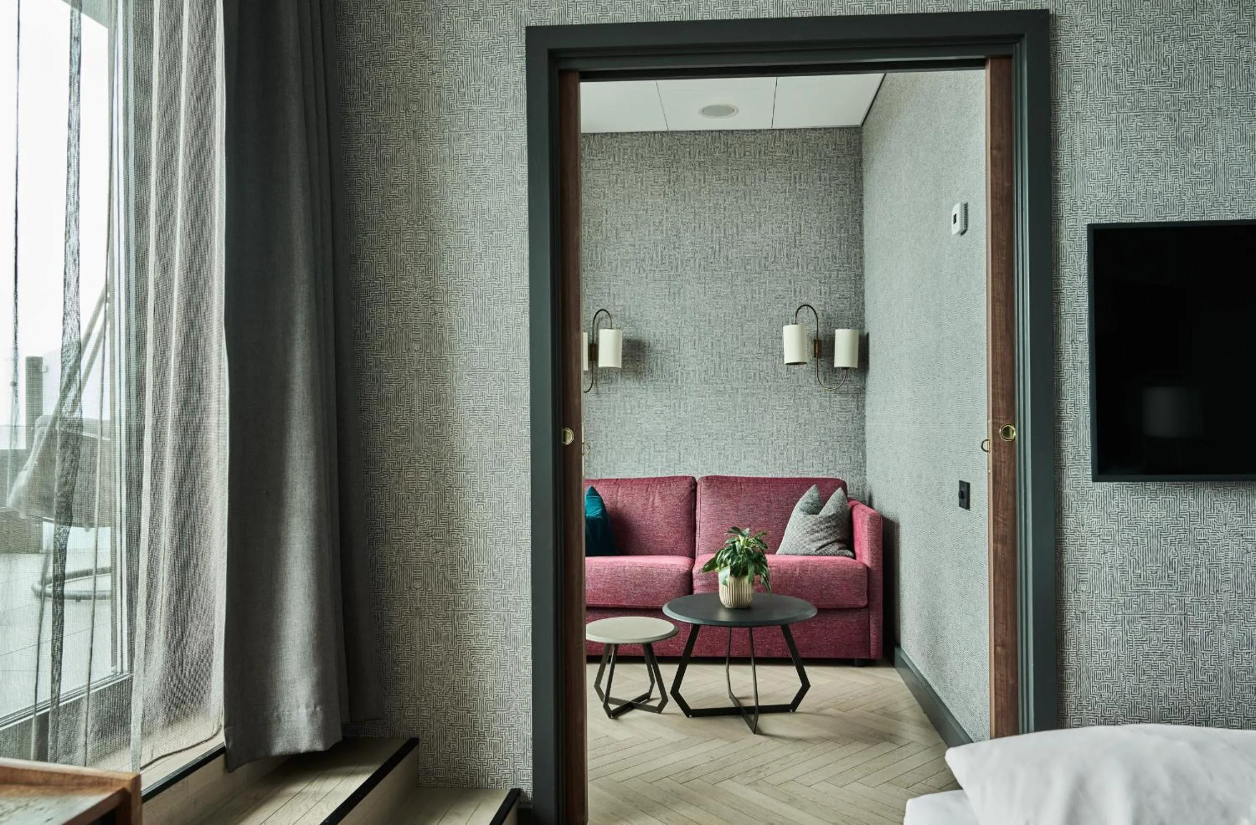 Bed in Radisson Blu Caledonien Hotel, Kristiansand