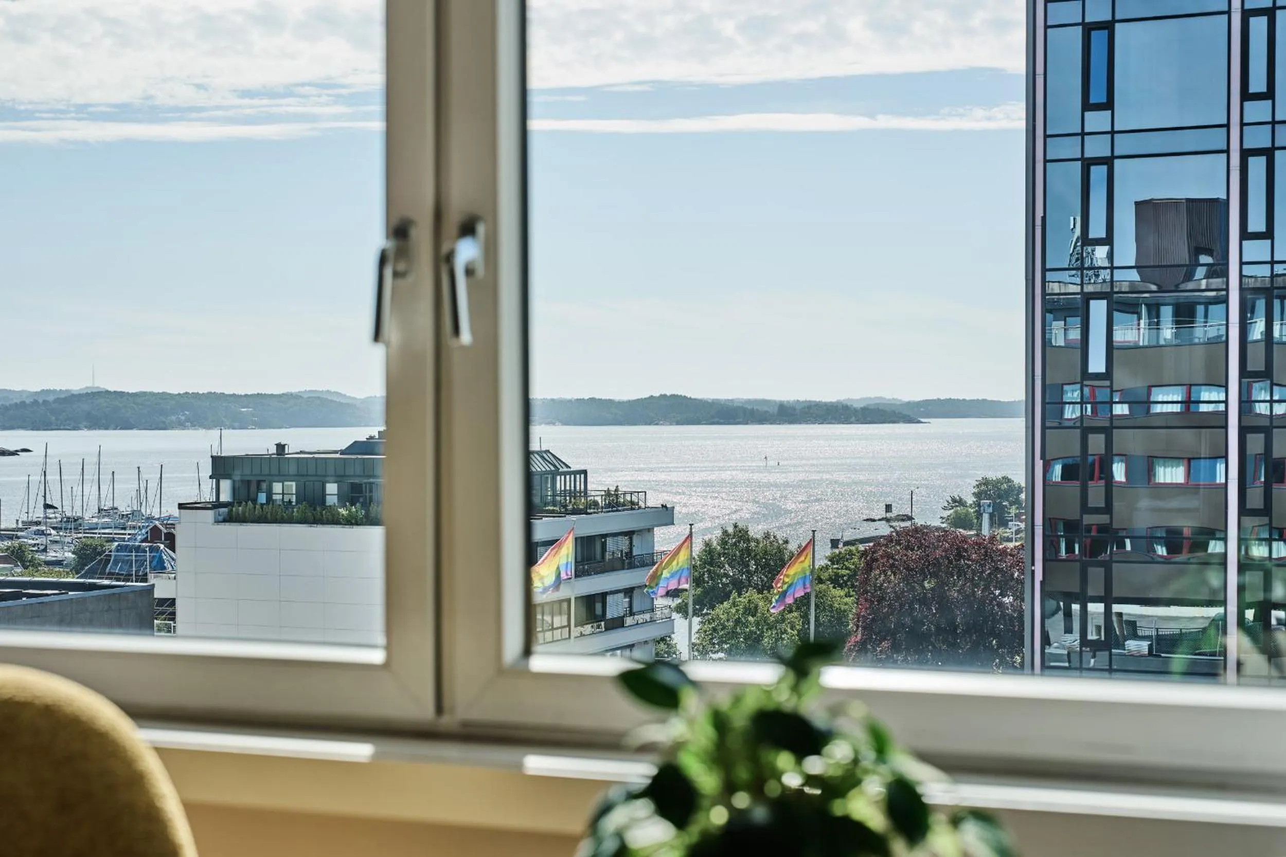 Lake view in Radisson Blu Caledonien Hotel, Kristiansand