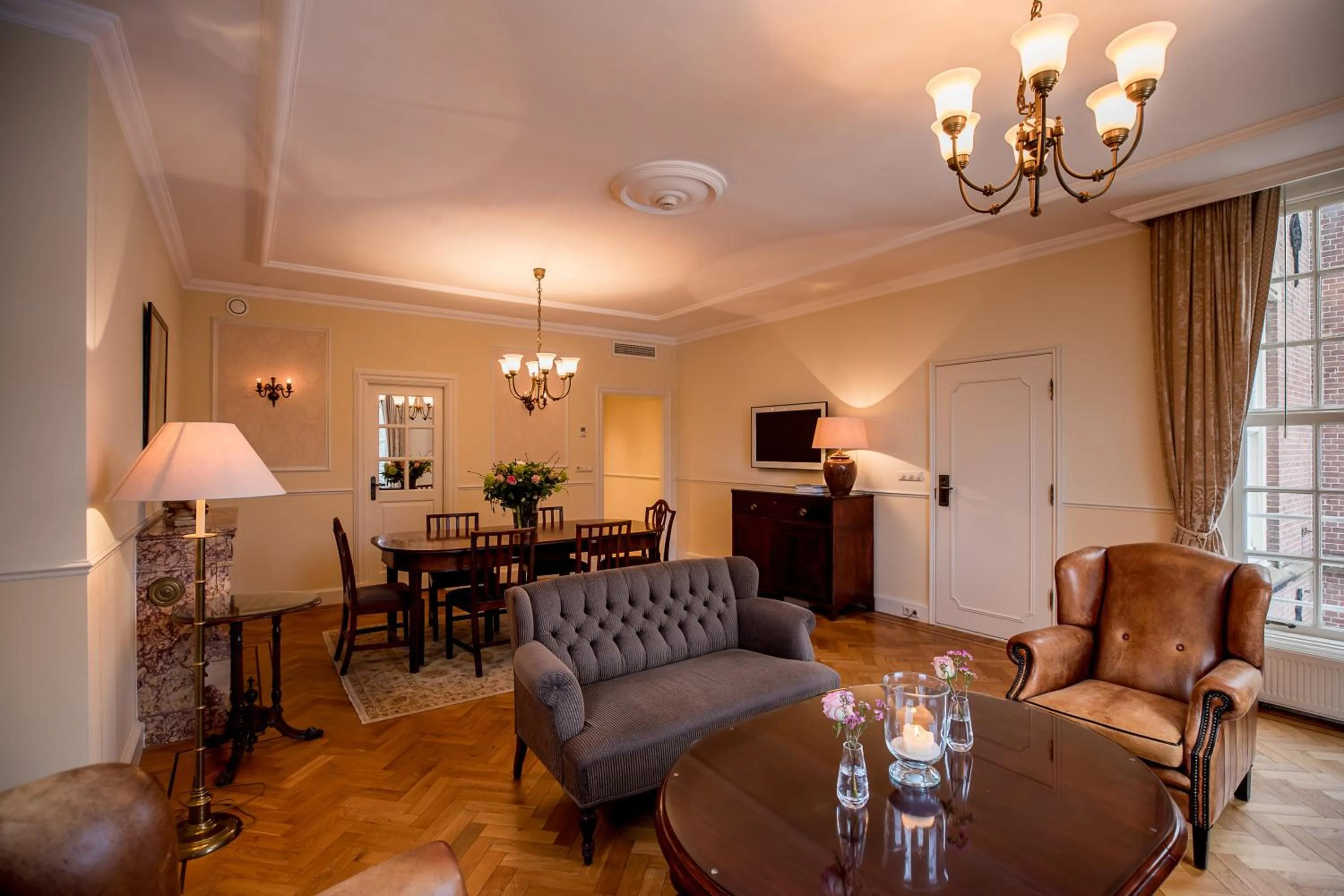 Living room in Kasteel de Wittenburg