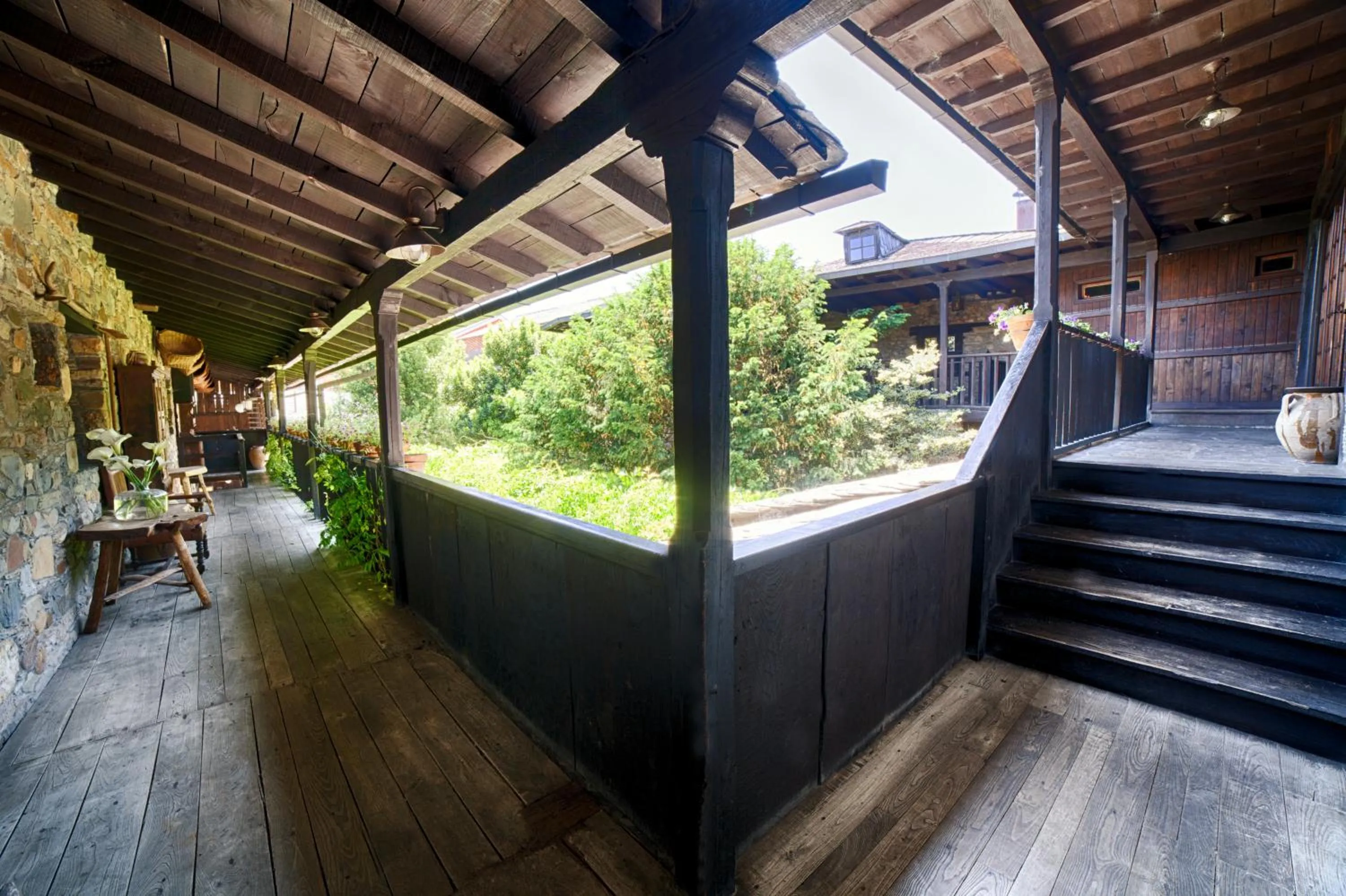 Garden view in La Moncloa de San Lazaro