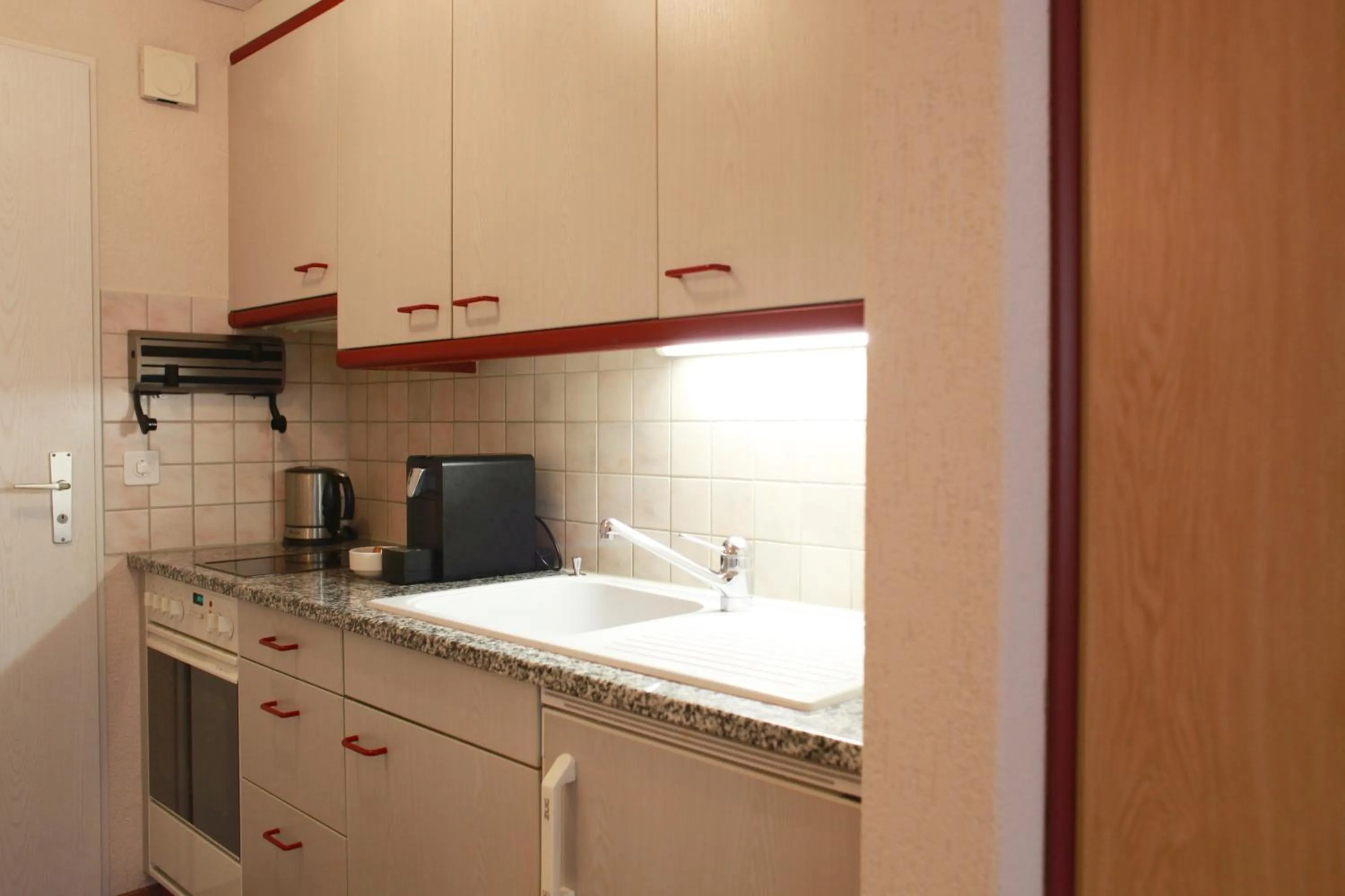 Kitchen or kitchenette in Eiger Guest House - Grindelwald