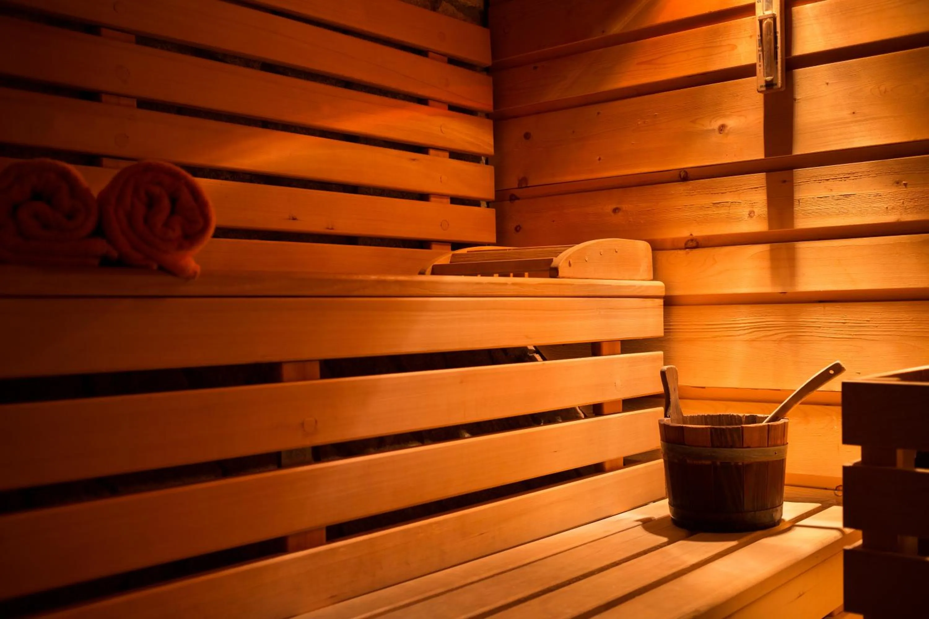 Sauna in Adina Apartment Hotel Frankfurt Neue Oper