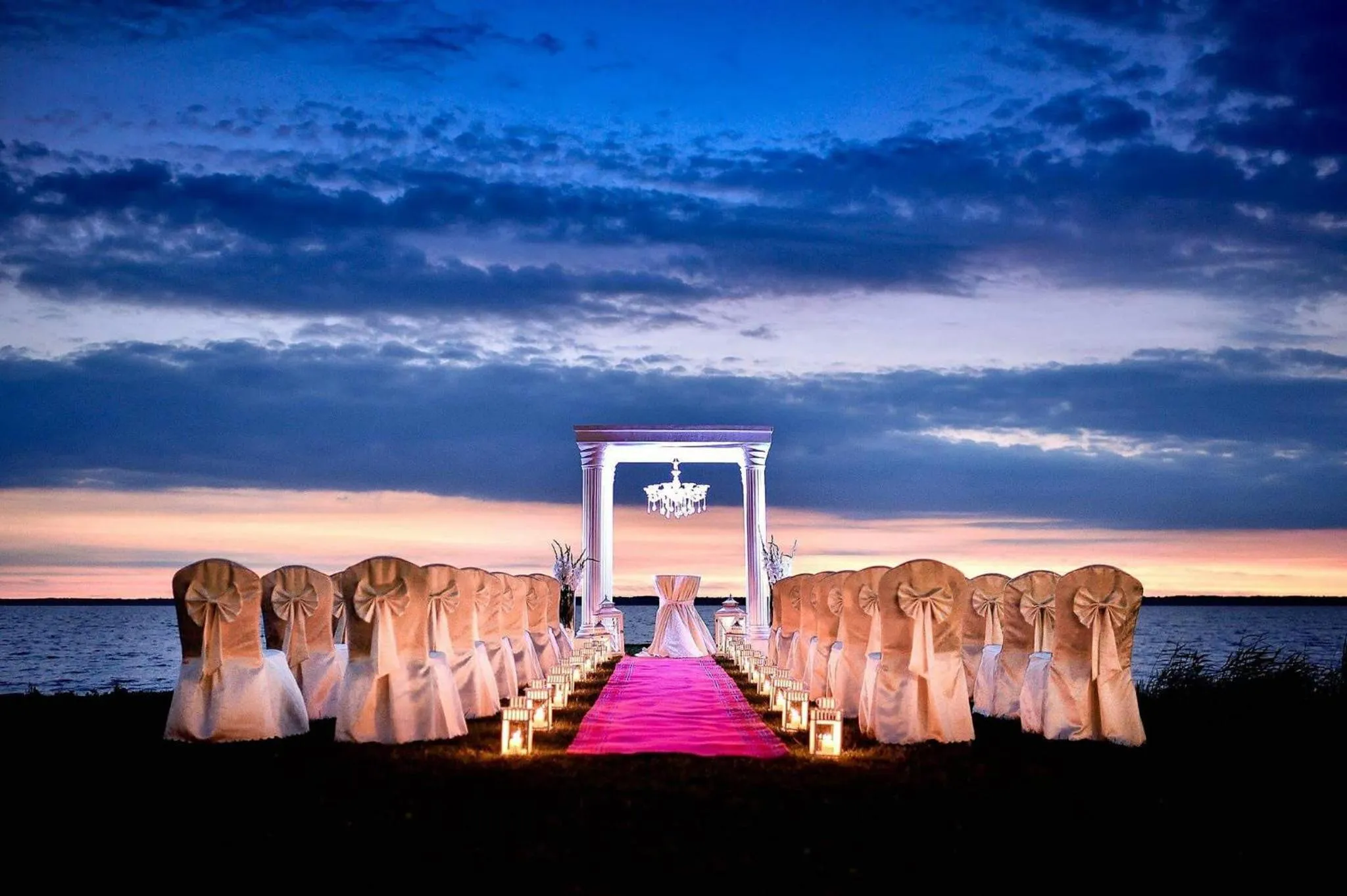 Lake view in Žvejų užeiga