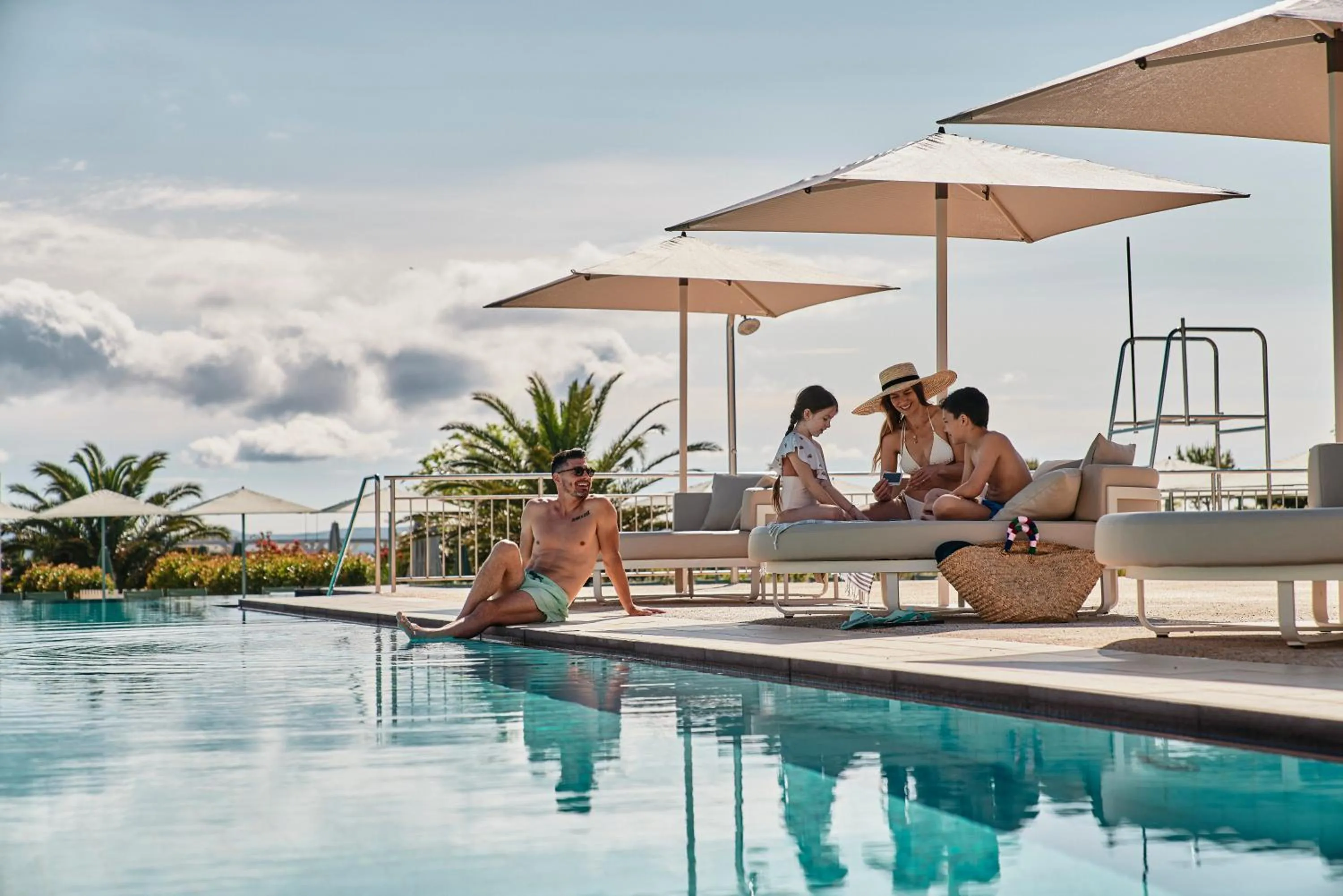 Swimming pool in Falkensteiner Family Hotel Diadora