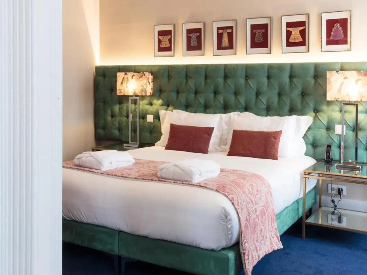 Decorative detail, Bed in Dear Lisbon - Bordalo Palace Chiado Decorative detail, Bed in Dear Lisbon - Bordalo Palace Chiado