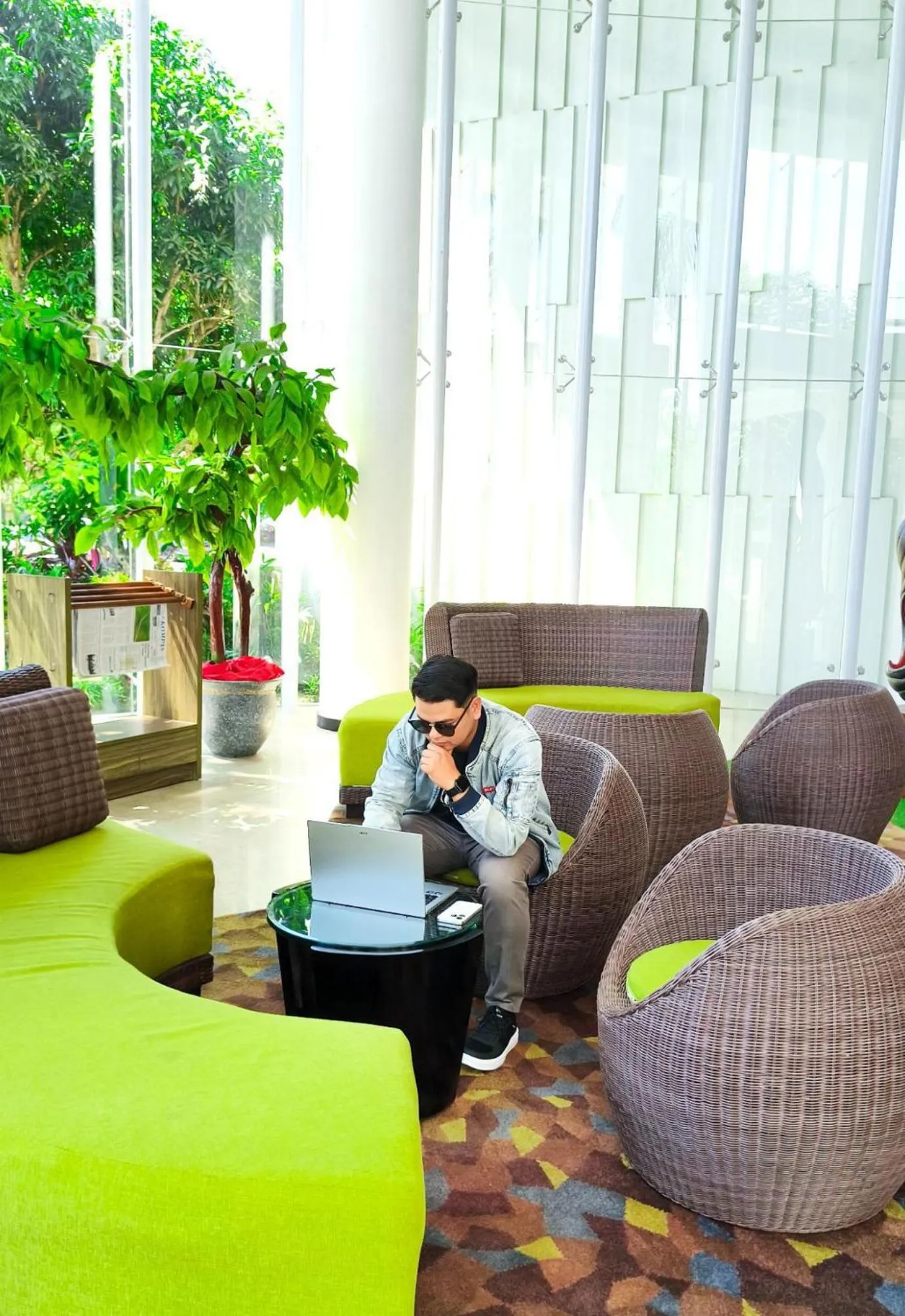 Lobby or reception in Soll Marina Hotel & Conference Center Bangka