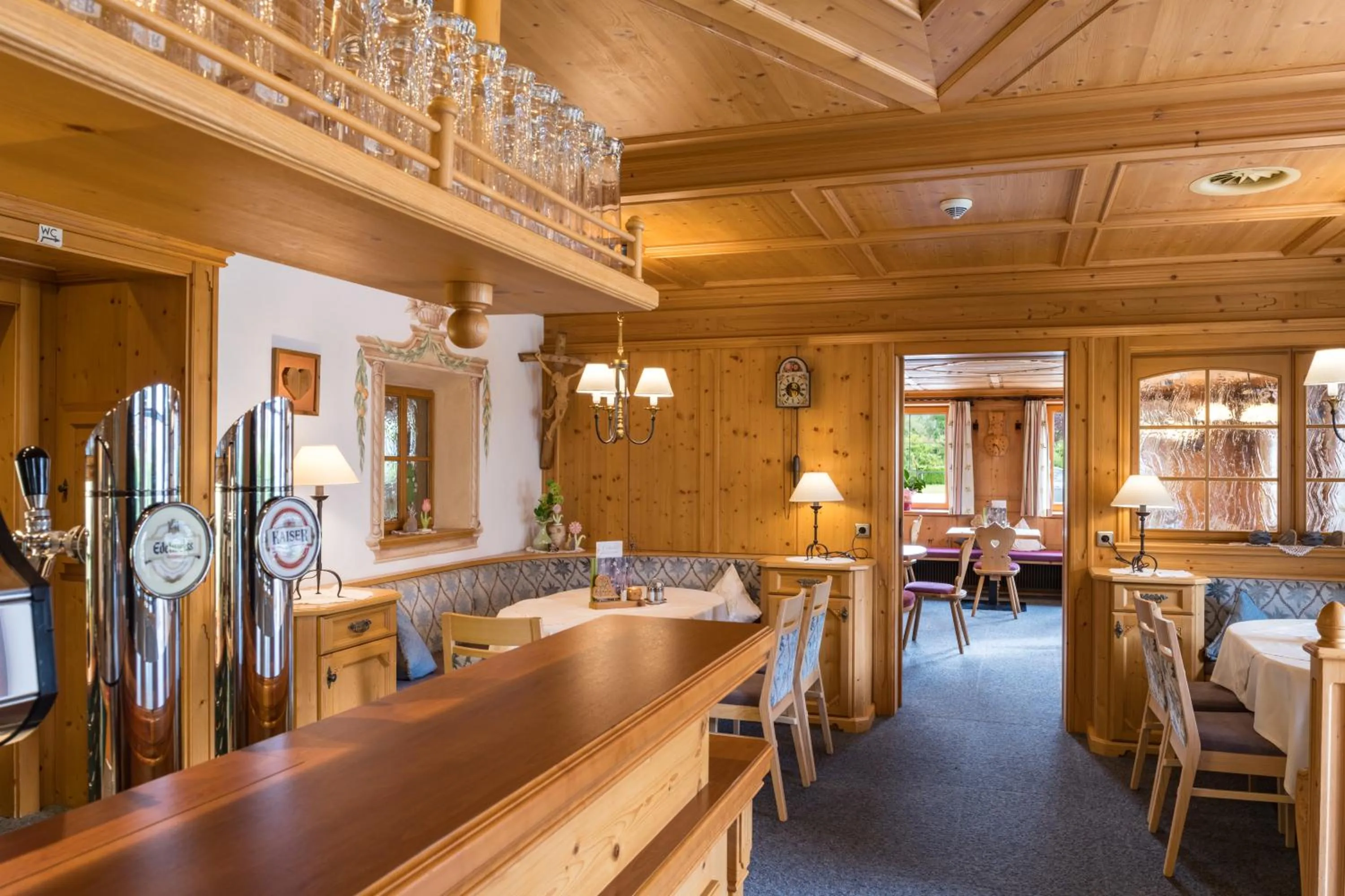 Seating area in Hotel Post