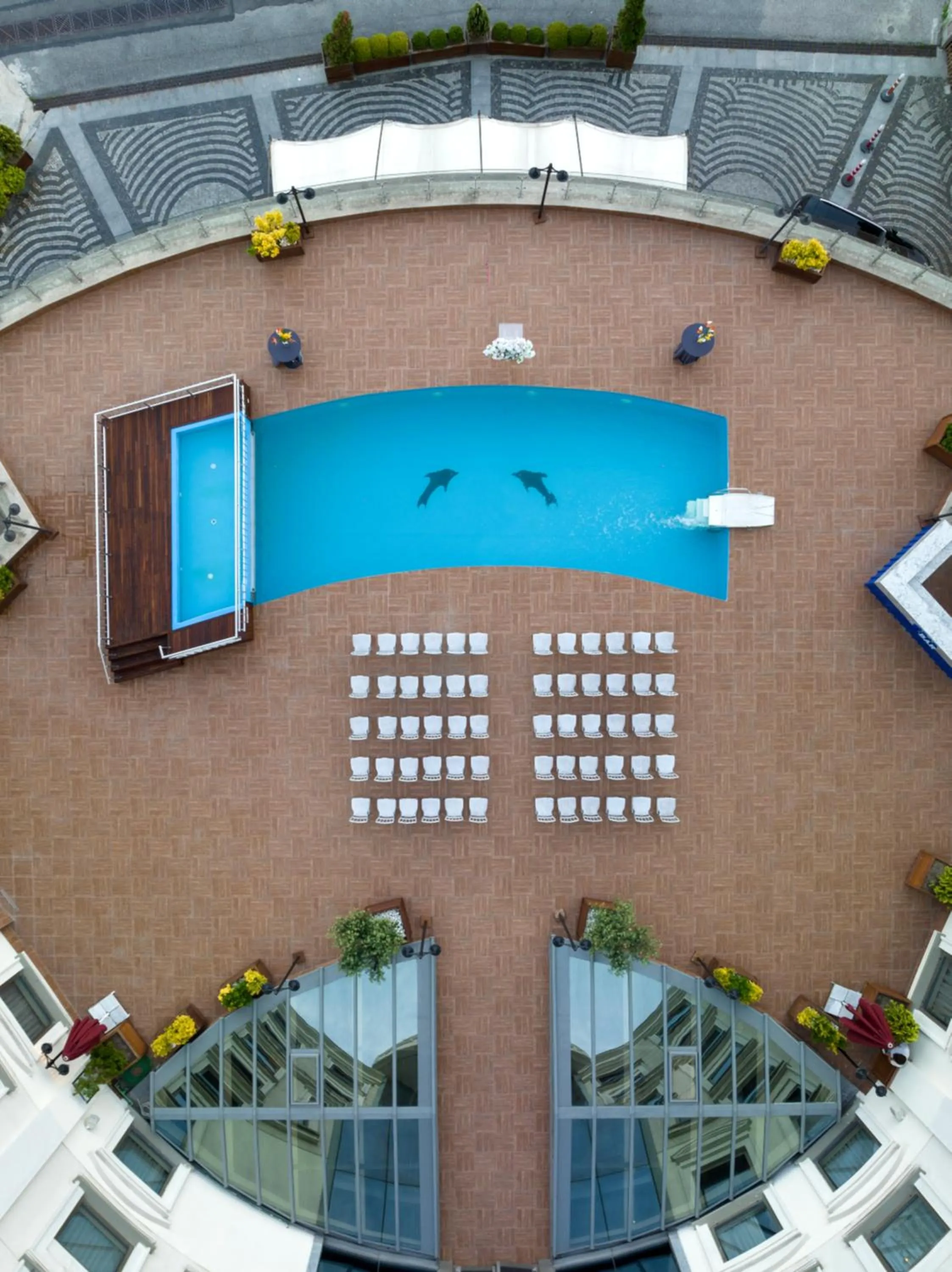 Pool view in Limak Eurasia Luxury Hotel