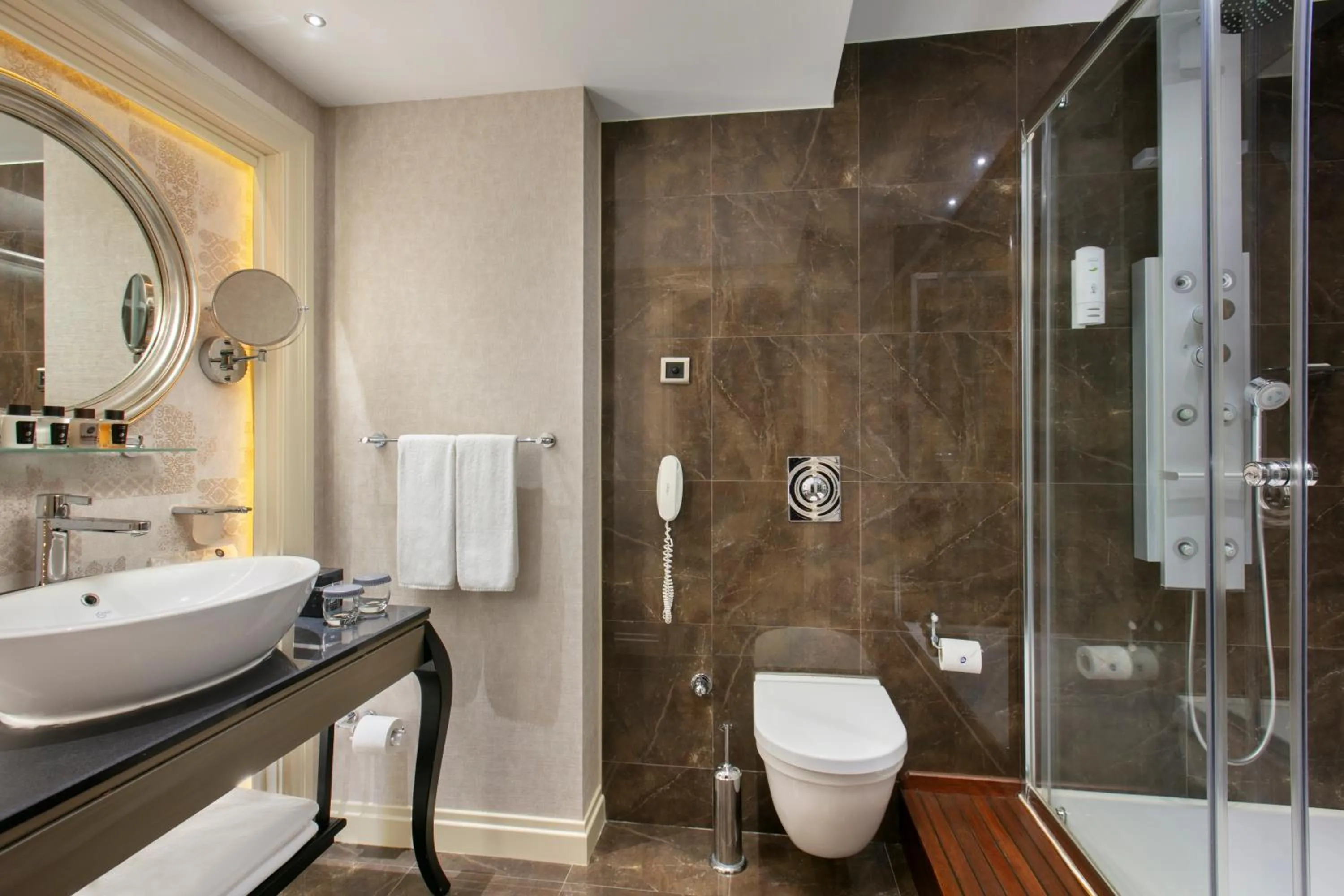 Shower in Limak Eurasia Luxury Hotel