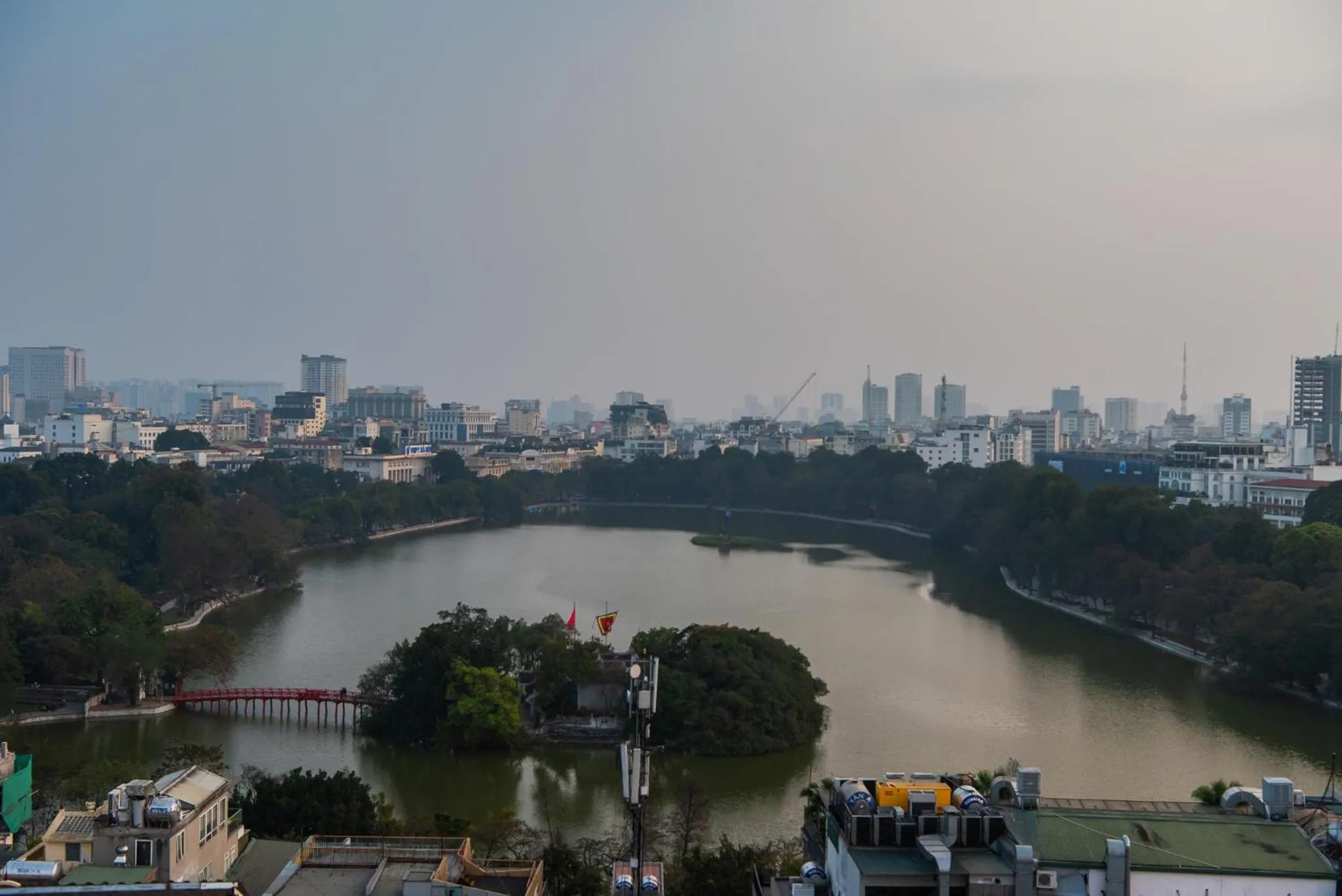 Lake view in Hanoi Tirant Hotel