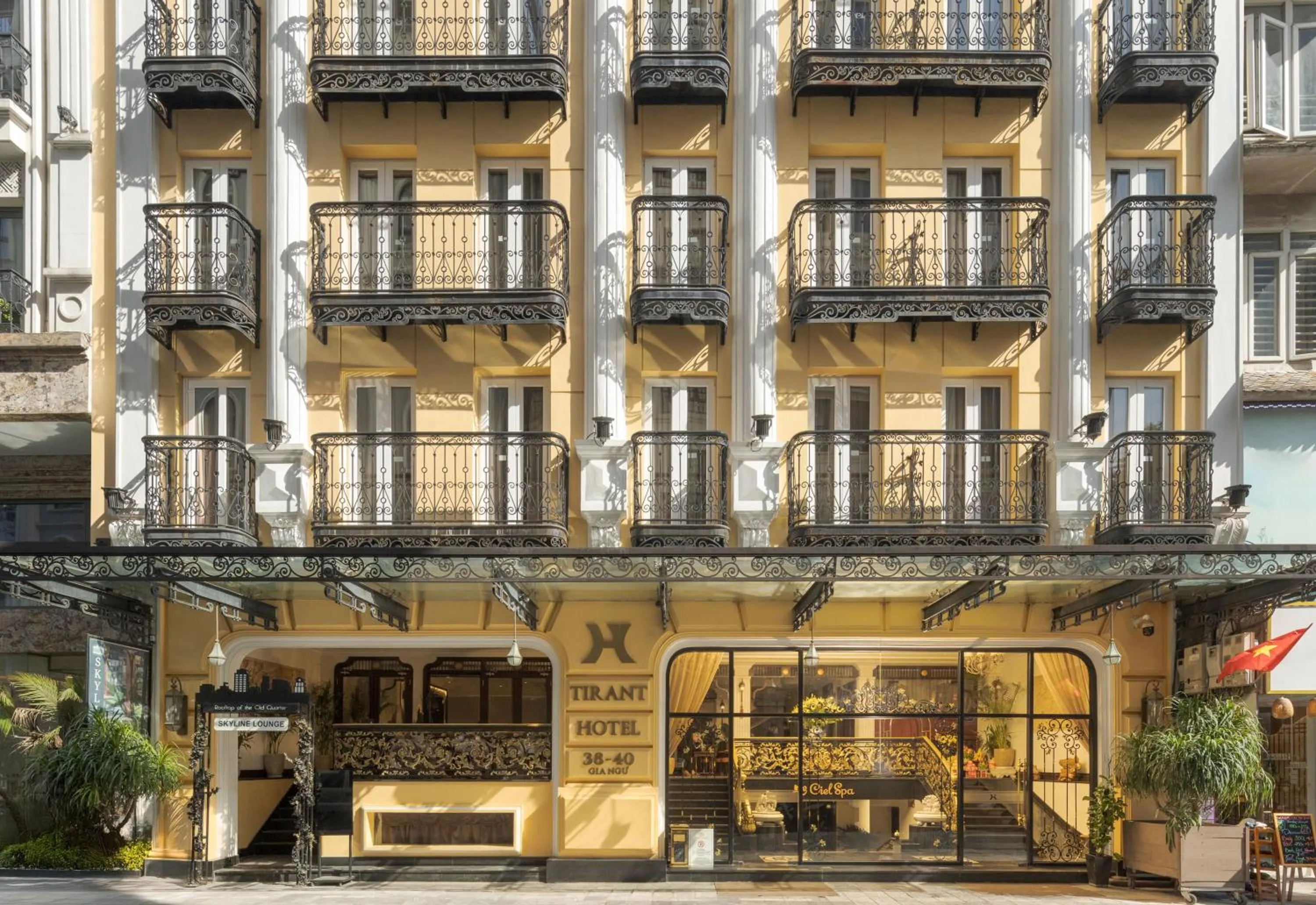 Property building in Hanoi Tirant Hotel