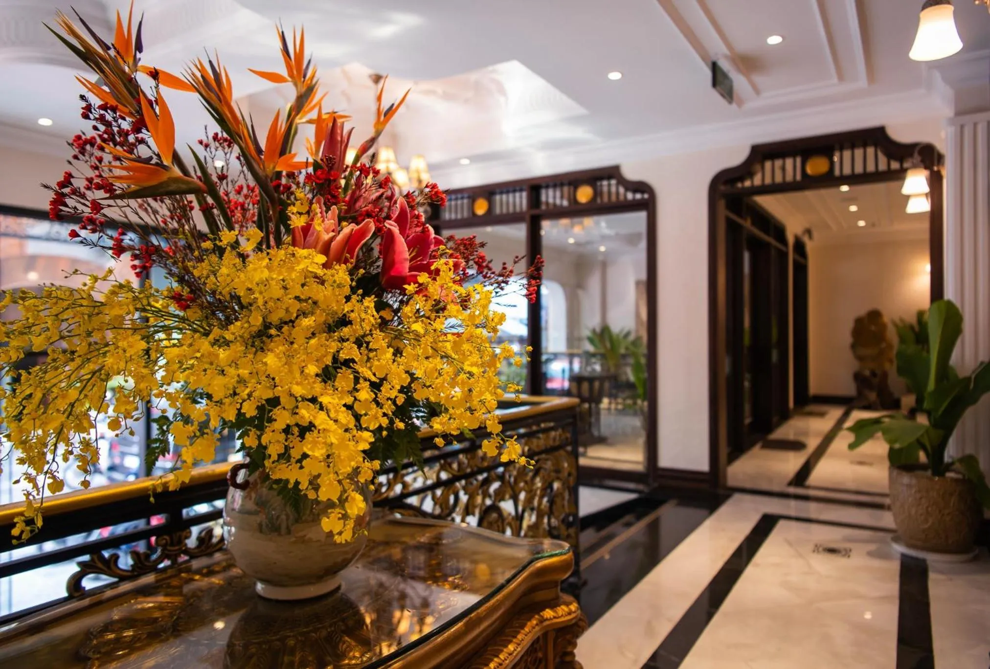 Lobby or reception in Hanoi Tirant Hotel