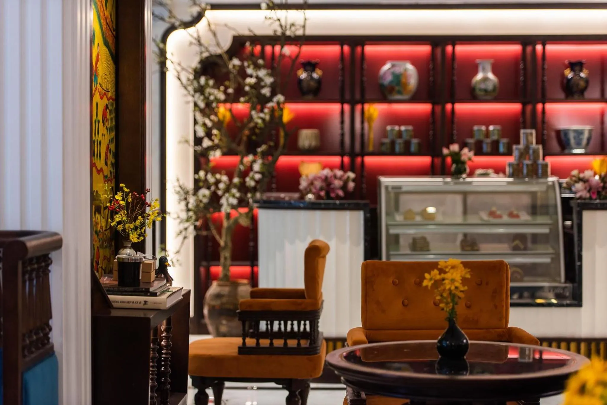 Lobby or reception in Hanoi Tirant Hotel