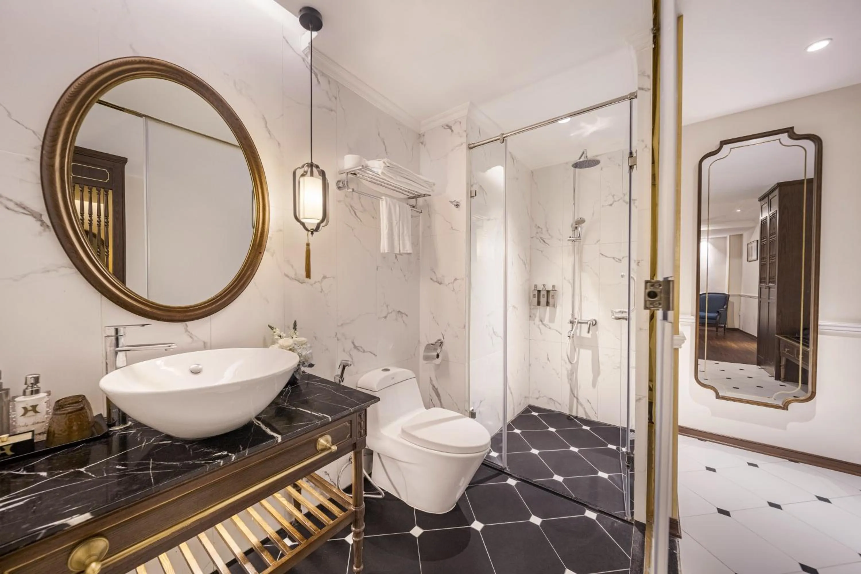 Bathroom in Hanoi Tirant Hotel