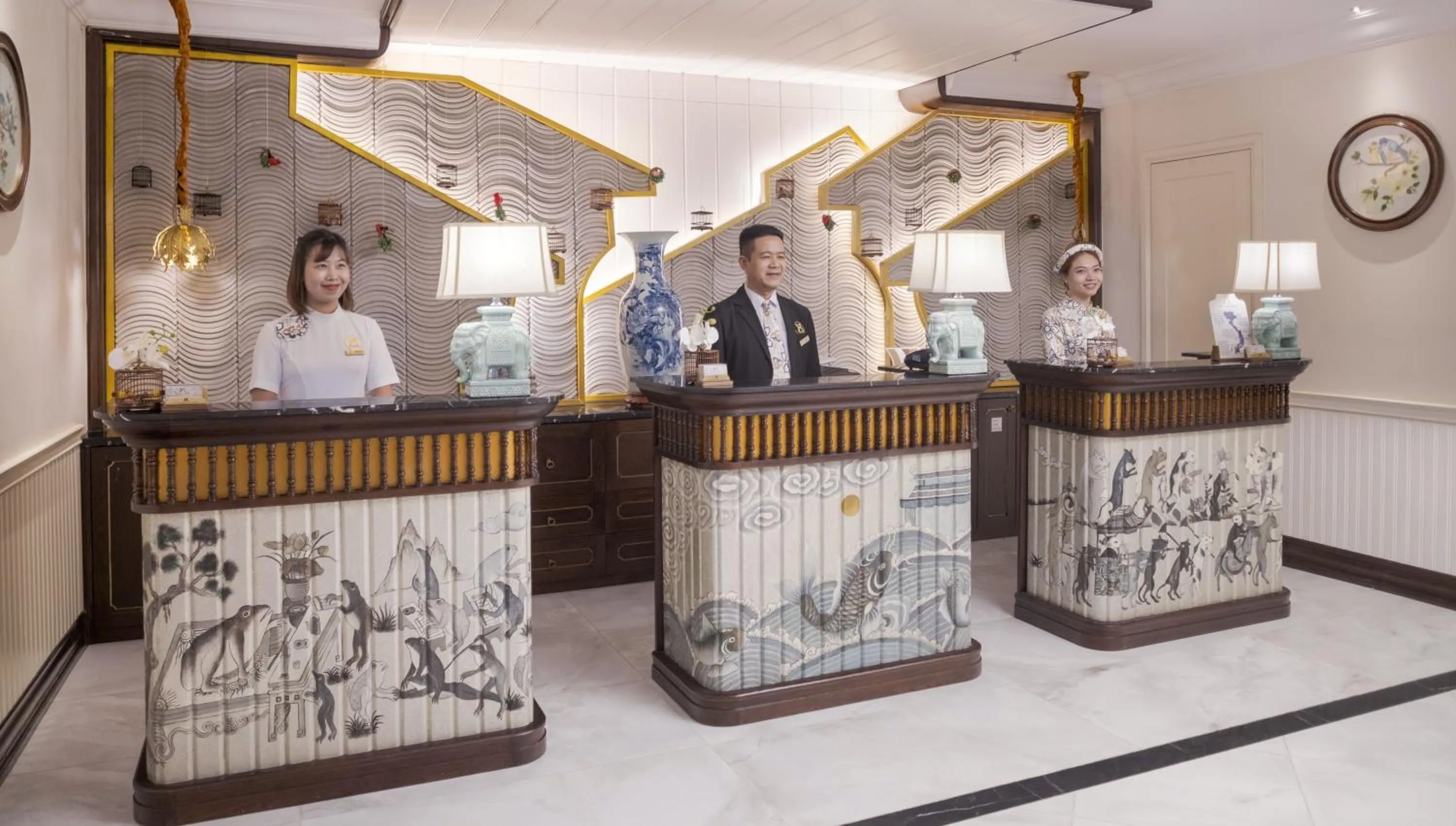 Staff in Hanoi Tirant Hotel