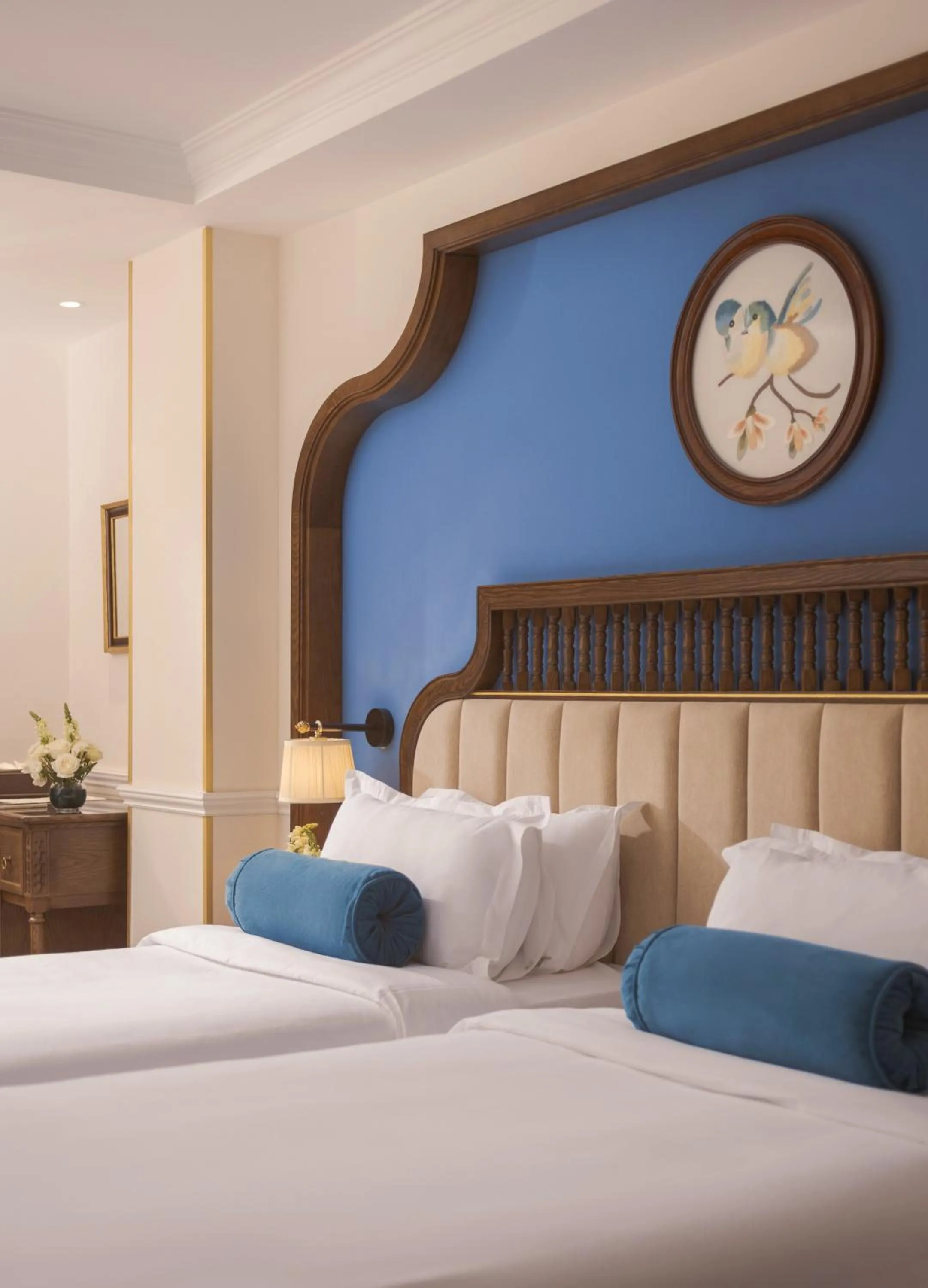 Bed in Hanoi Tirant Hotel