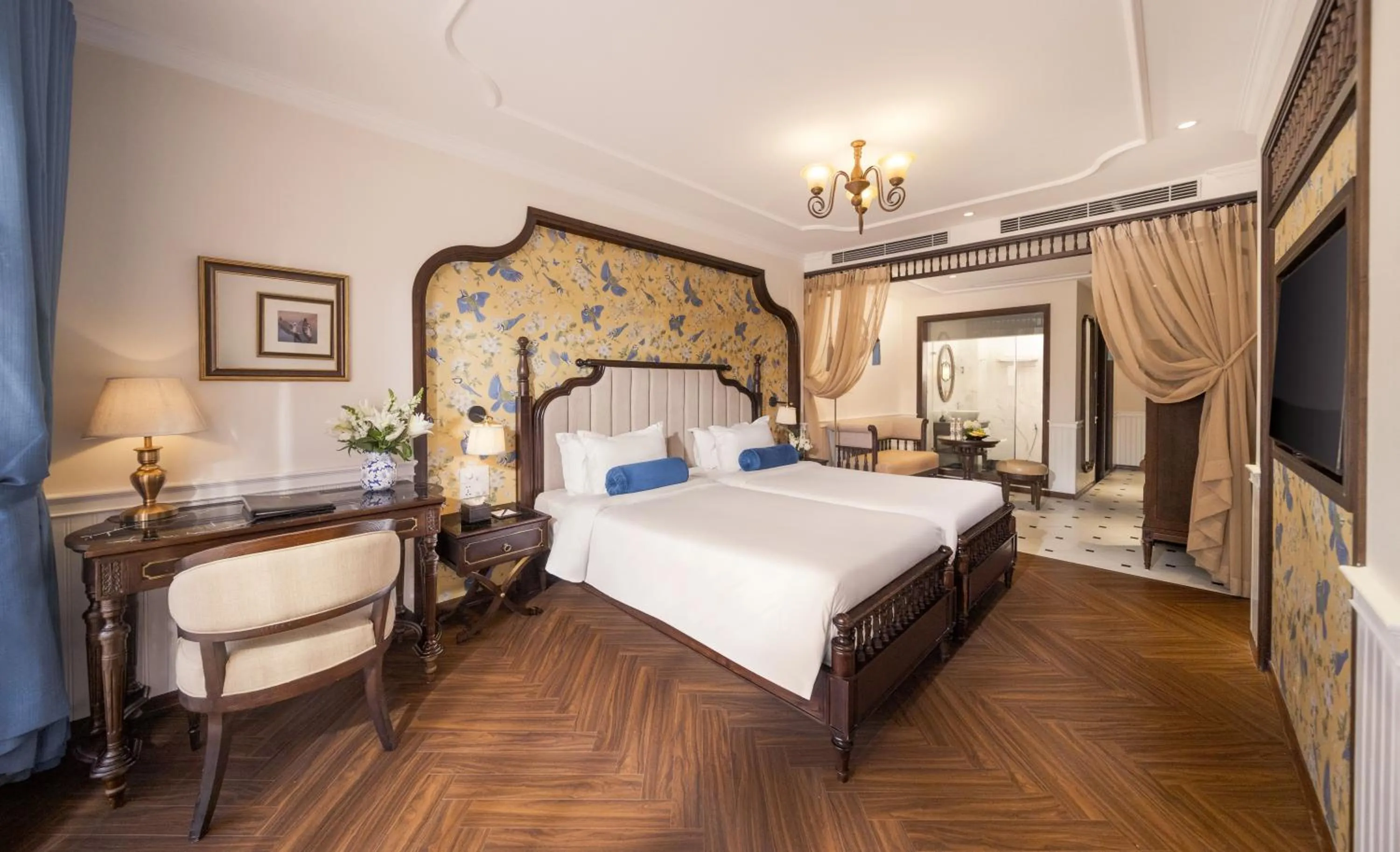 Bed in Hanoi Tirant Hotel